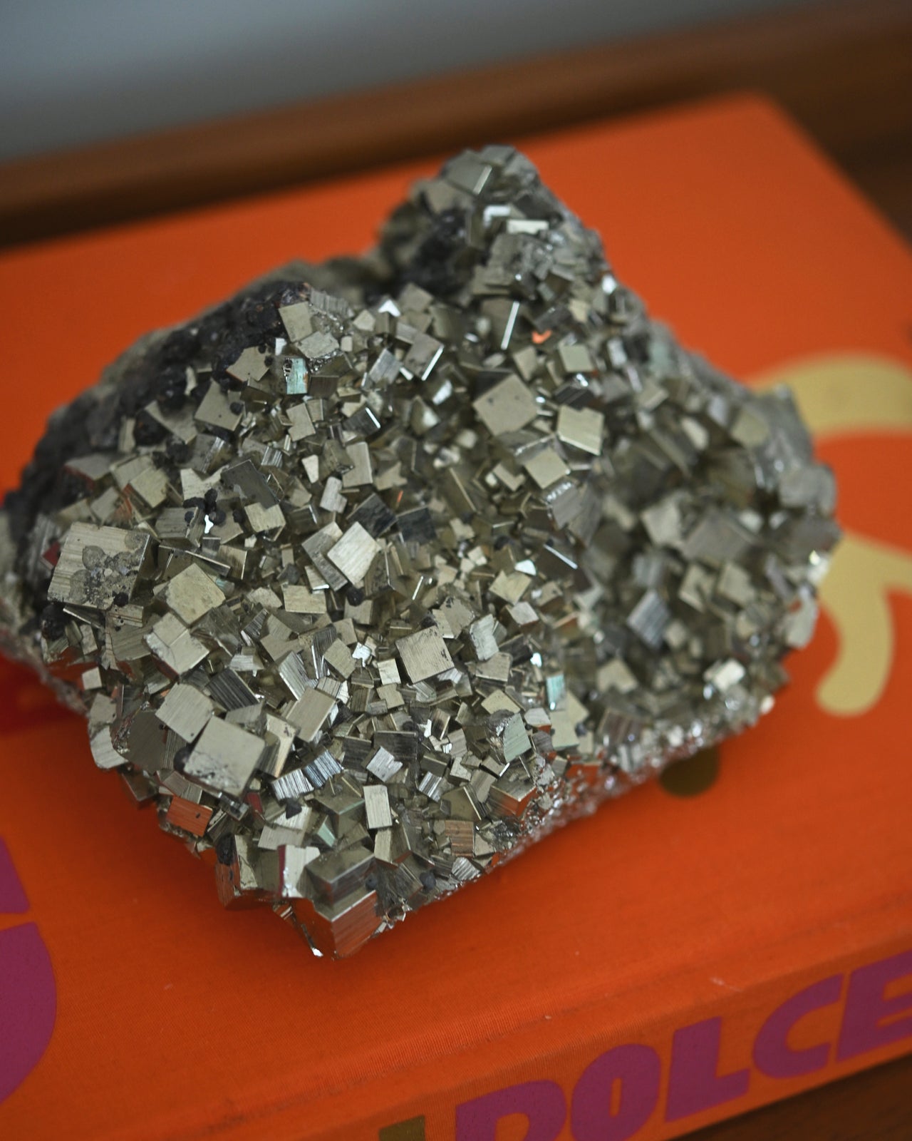 Natural Pyrite Cluster - 7.2lbs Raw Mineral Specimen for Collectors & Decoration | Perfect for Home Display, Office Decor & Crystal Healing