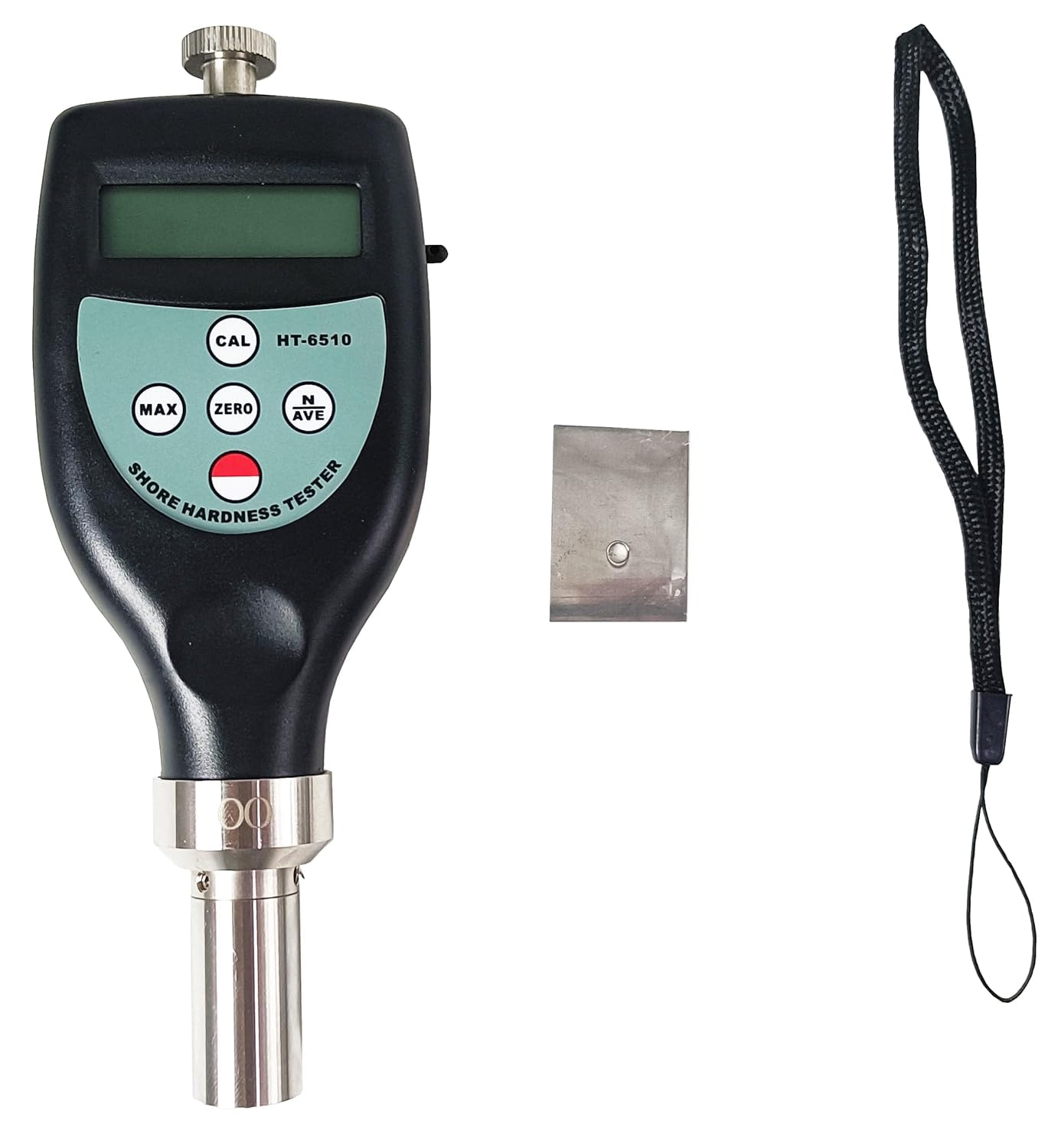 Shore OO Durometer Hardness Tester - Soft Elastic Material Gauge for Foam, Rubber & Gel Measurement | Perfect for Quality Control in Manufacturing, Laboratories & Industrial Applications