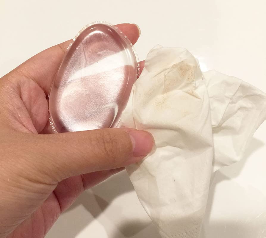 Belicia 3-Piece Clear Silicone Makeup Sponge Set - Perfect for BB Cream, CC Cream, Foundation & Concealer Blending - Air Cushion Cosmetic Blender for Flawless Makeup Application (3 Clear) - Ideal for Travel, Daily Use & Professional Makeup Artists