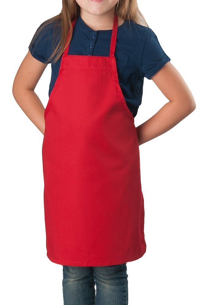 KNG Kids Cooking Apron for Girls and Boys - Adjustable Chef Apron for Toddlers & Children - Perfect for Baking, Cooking Classes & Kitchen Playtime