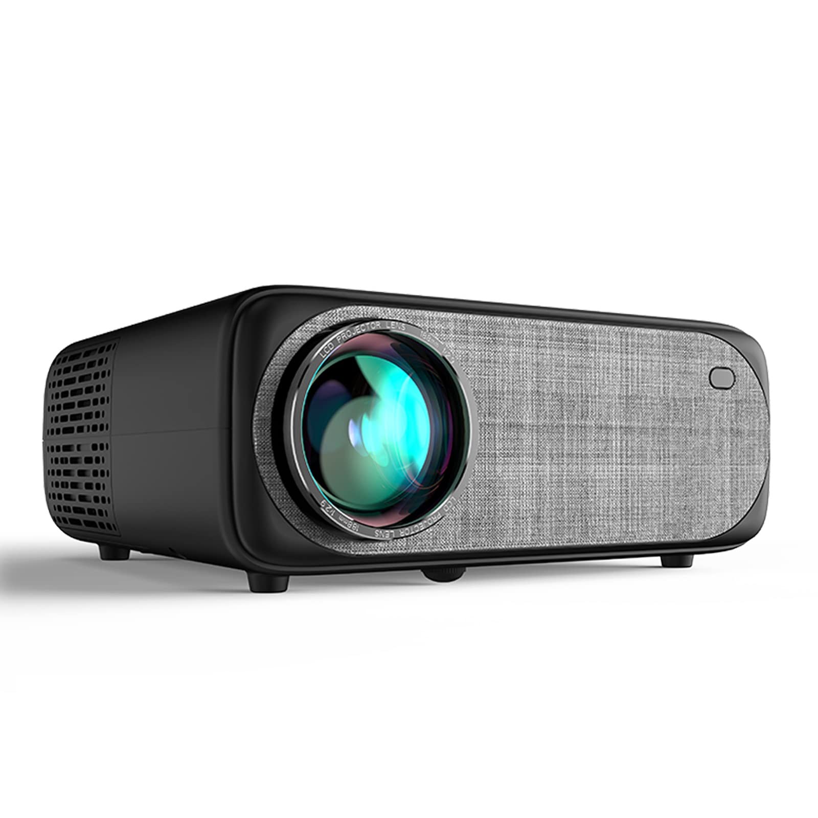 Rwlre Portable LED Projector - Full HD 1080P WiFi Home Theater Projector with Android TV Box, 4K Support for Movies & Phone Screen Mirroring | Perfect for Home Cinema, Outdoor Movie Nights & Office Presentations (Android Version)