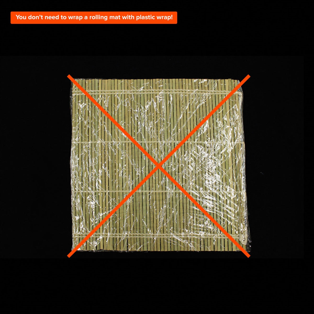 Hasegawa Antibacterial Plastic Non-Stick Sushi Rolling Mat - 12