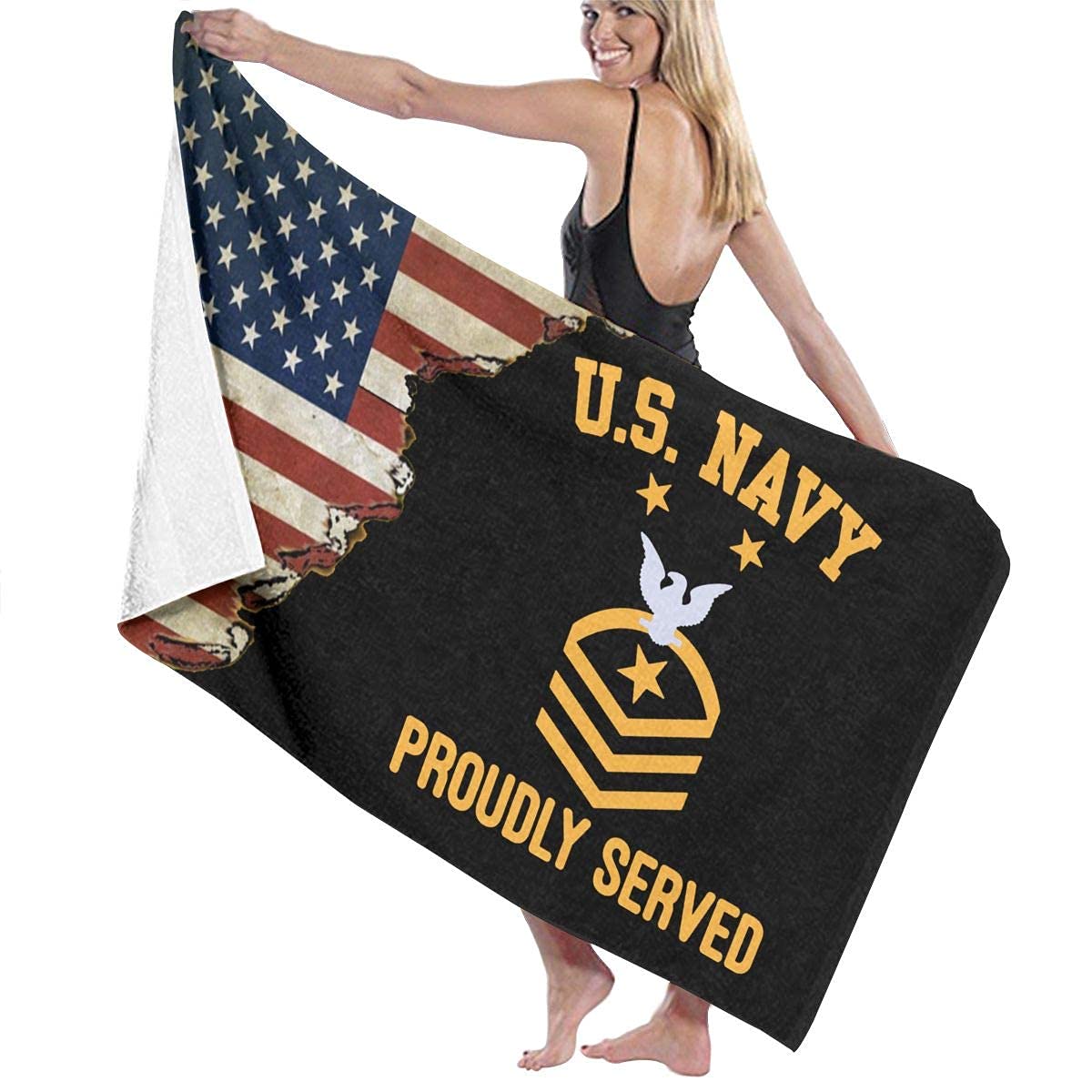 Premium US Navy Beach Towel - 32