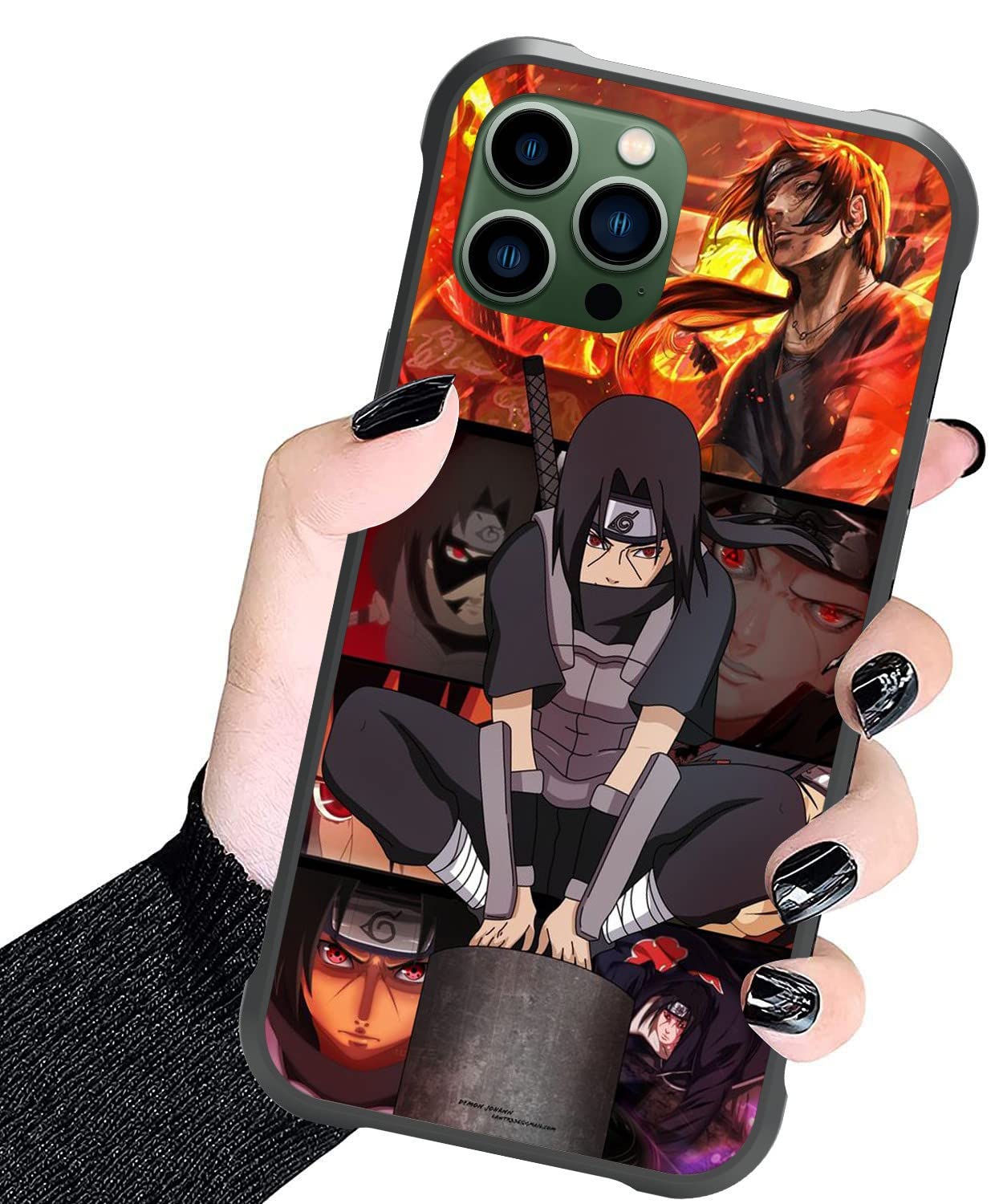 Anime Cartoon iPhone 13 Pro Case - Shockproof PC Back & Soft TPU Bumper Protective Cover for iPhone 13 Pro 6.1 Inch - Cute Design for Boys, Girls, Men - Perfect for School, Work & Daily Use
