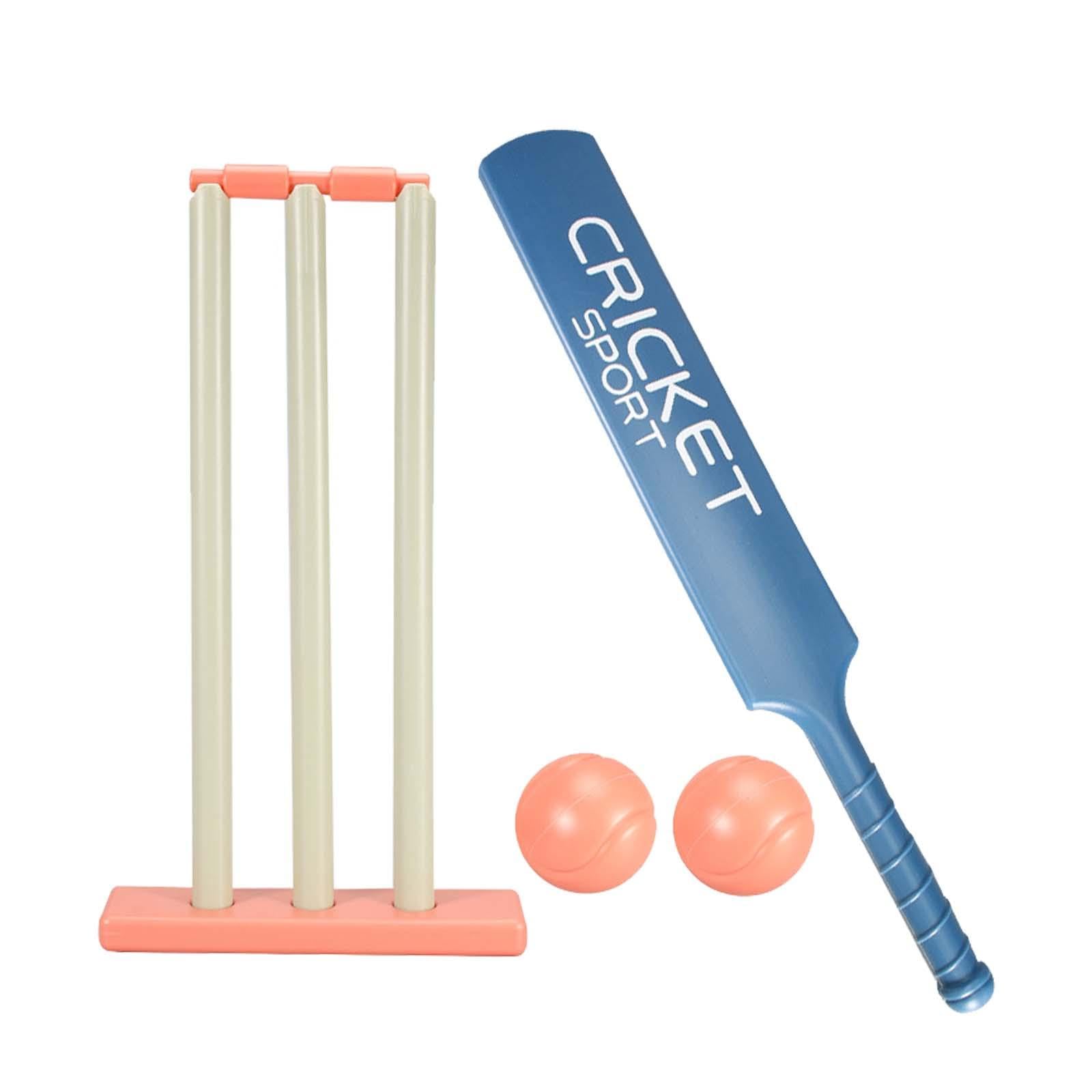 **Kids Cricket Set - 6-Piece Outdoor Sports Training Kit with Bat, Balls & Stumps for Backyard, Garden & Park Play - Perfect for Boys & Girls Ages 5-12**