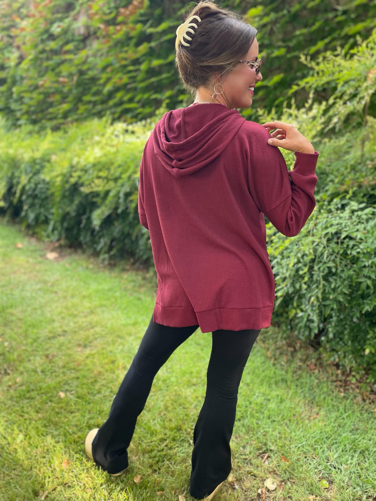 PREORDER: Best Selling Touch Of Fall Thermal Hoodie for Women & Men - 5 Color Options | Cozy Fleece-Lined Pullover for Autumn, Winter & Outdoor Activities
