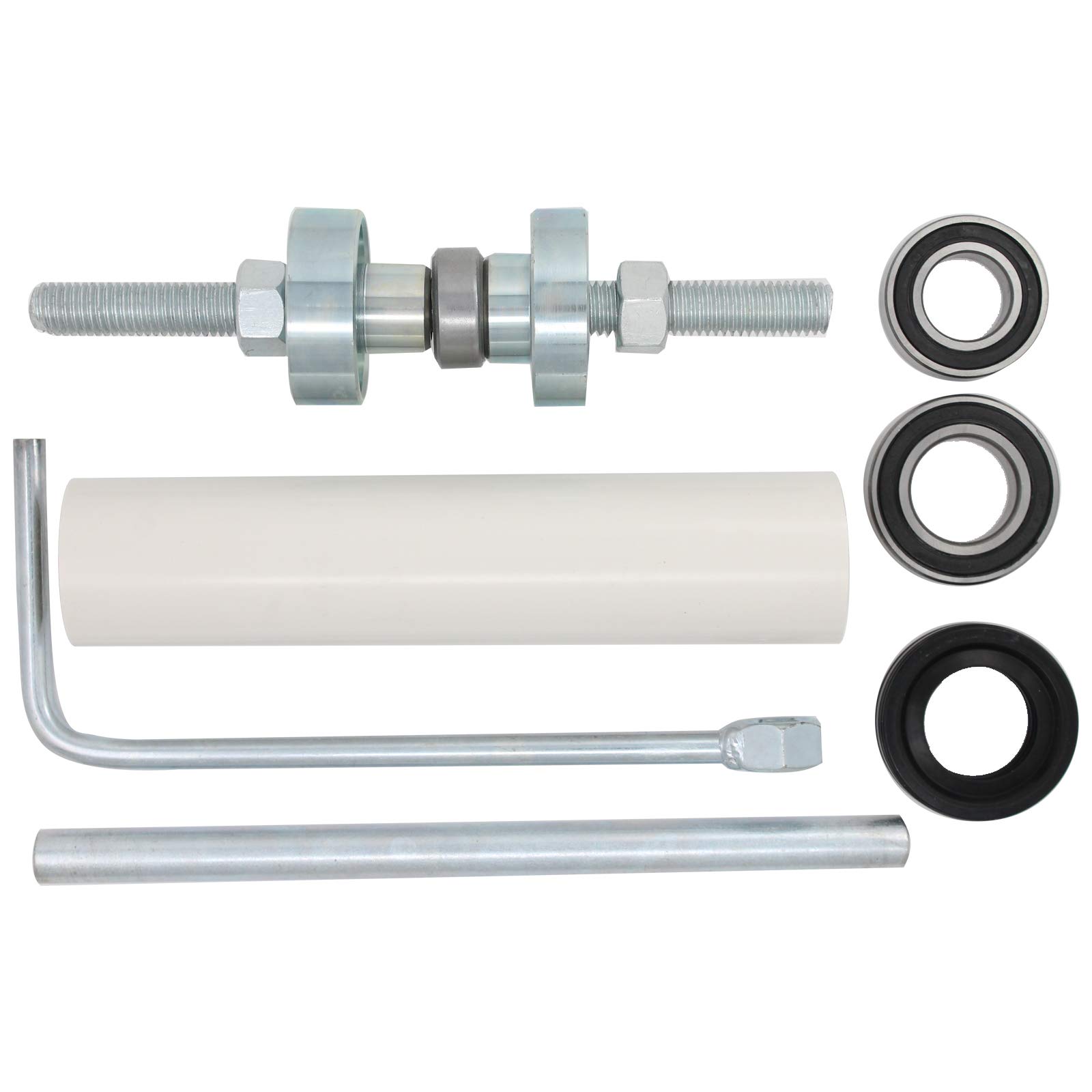 Whirlpool WTW6600SG1 Washer Repair Kit - W10447783 Tub Bearing Tool, 280145 Hub Kit, W10435302 Seal & Bearing, W10820048 Suspension Rod - DIY Washing Machine Maintenance & Replacement Parts for Home Laundry Appliances