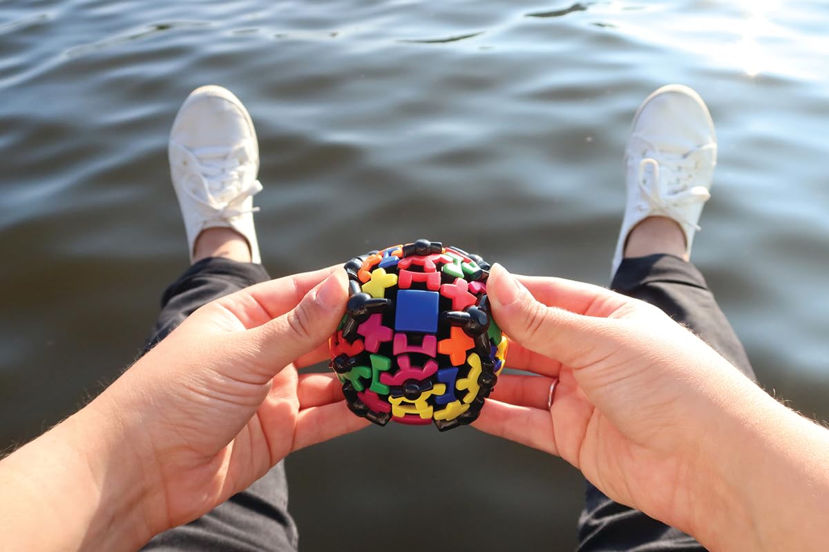 RTGB Gear Ball Puzzle - 3D Brain Teaser & Stress Relief Toy for Adults & Kids - Perfect for Office, Travel, and Family Game Night
