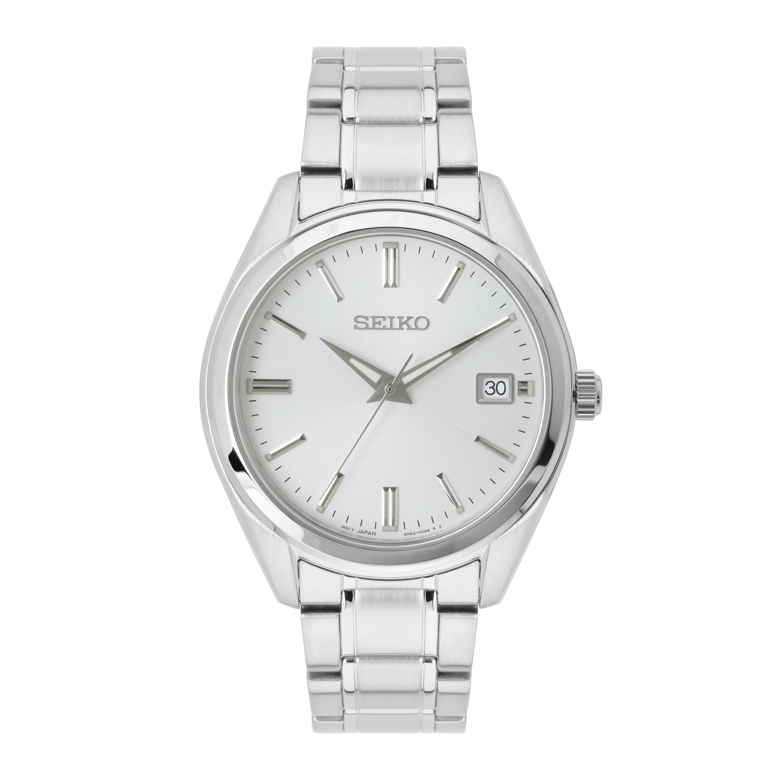 Seiko Men's Stainless Steel Analog Watch - Classic Dress Watch for Business, Formal & Everyday Wear