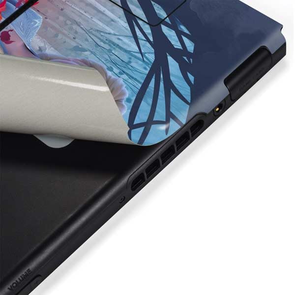 Official Disney Frozen II Elsa Skin Decal for Nintendo Switch Bundle - Custom Protective Vinyl Sticker Cover for Gaming Console - Perfect for Kids, Disney Fans & Gift Giving