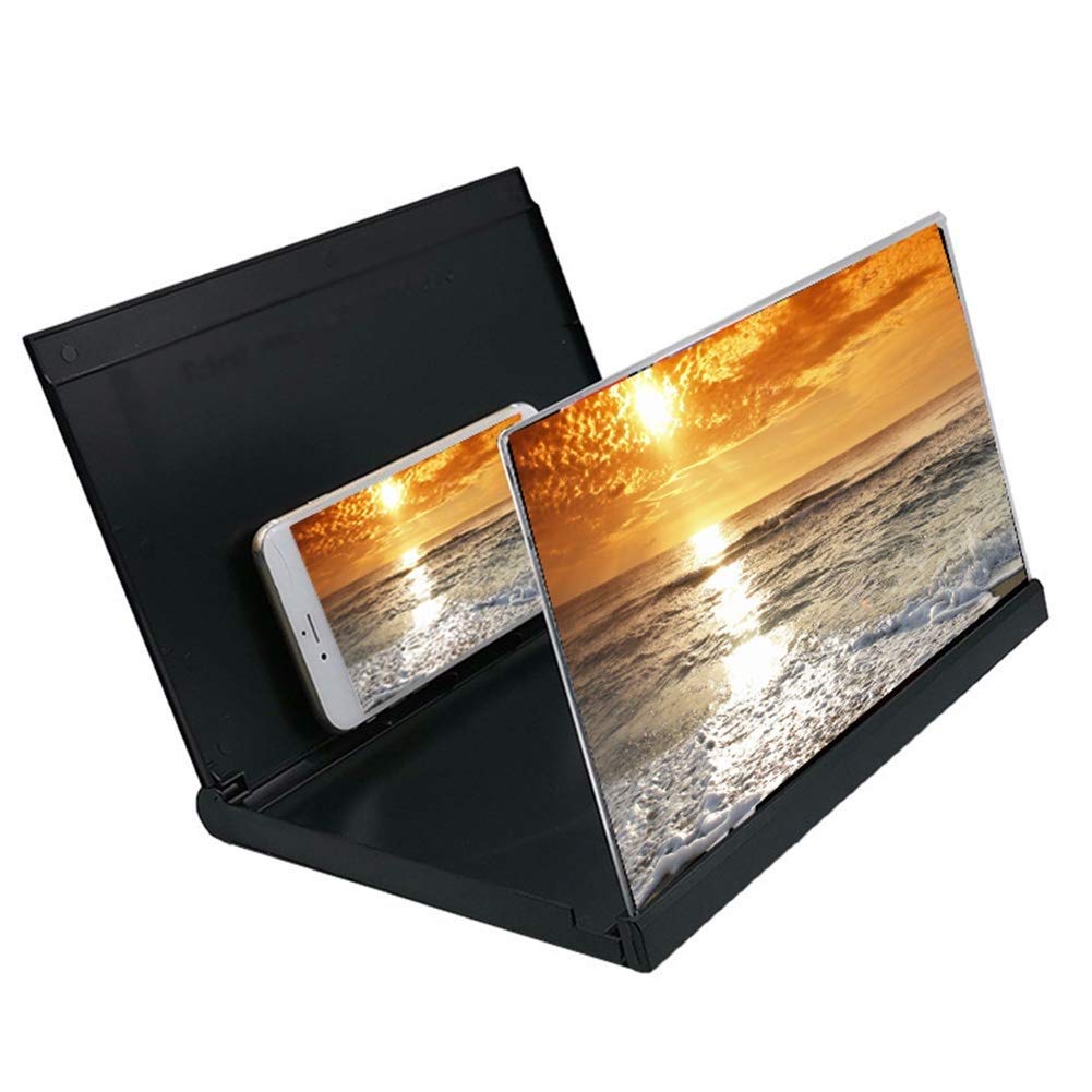 3D HD Phone Screen Magnifier - Universal Smartphone Projector & Enlarger with Mobile Stand Holder | Perfect for Movie Watching, Video Sharing, and Hands-Free Viewing at Home or Office
