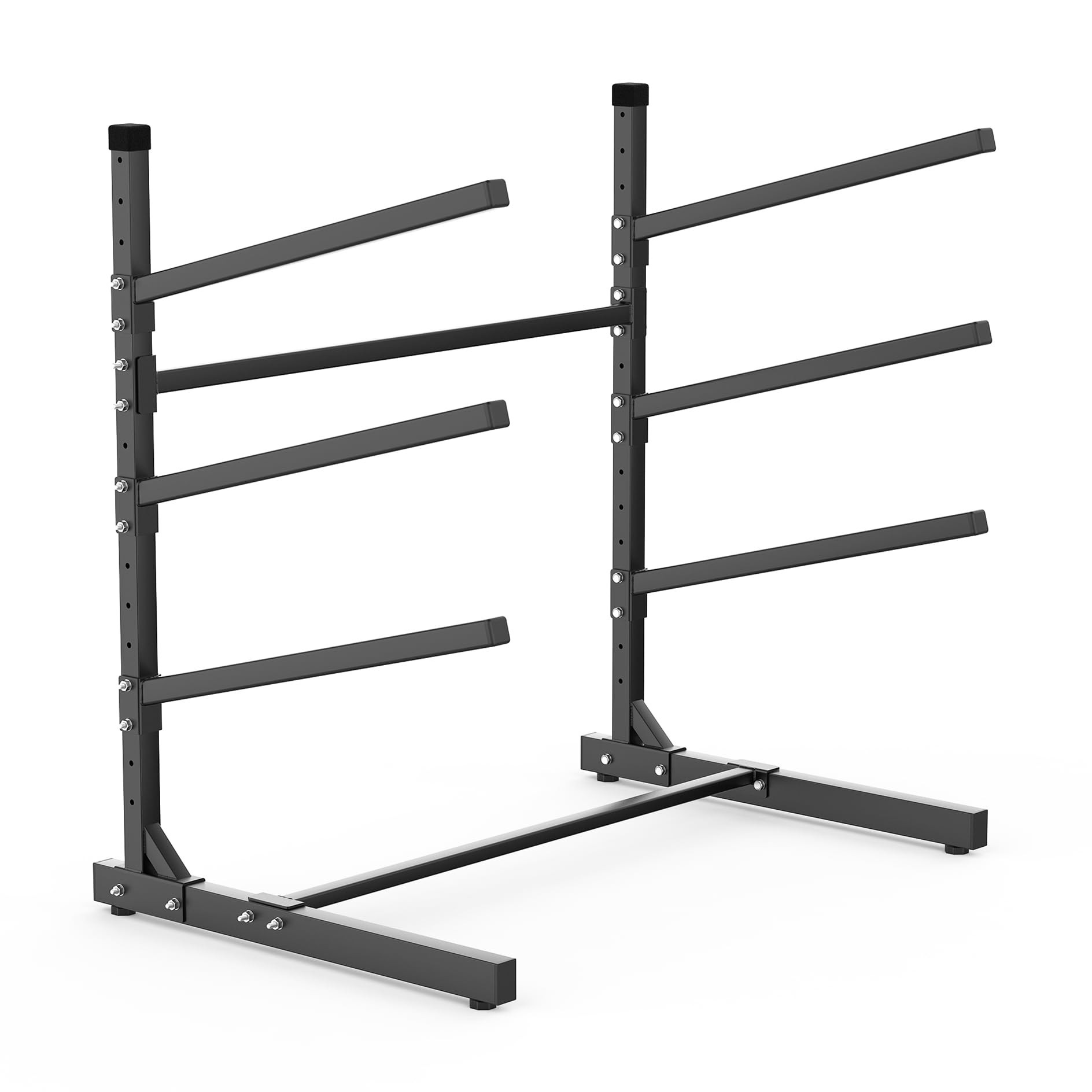 Heavy-Duty Adjustable Freestanding Kayak Storage Rack - Garage Kayak Stand for Secure Boat & Canoe Organization | Perfect for Home, Outdoor & RV Storage