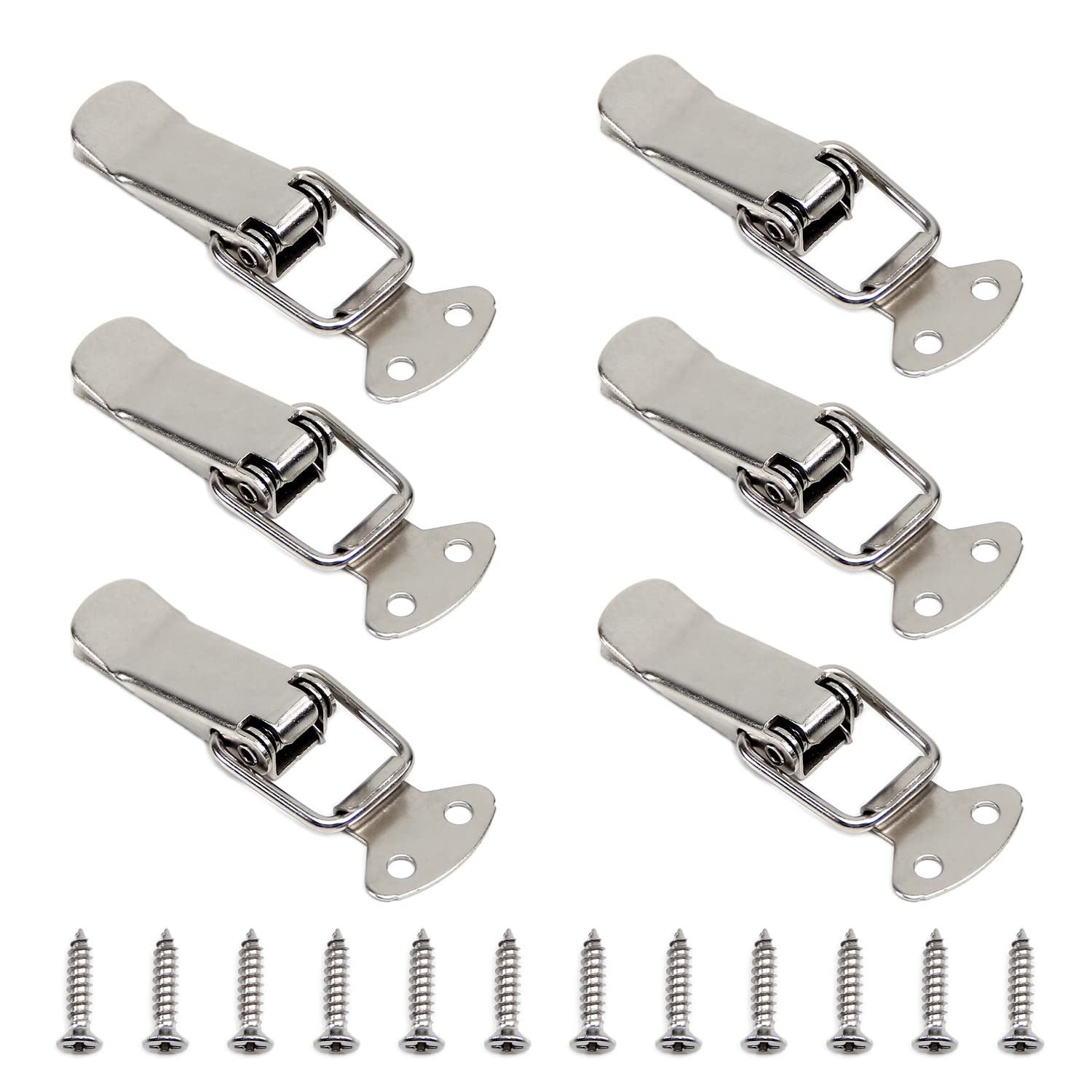 MroMax 6PCS Spring-Loaded Toggle Latch 2.2