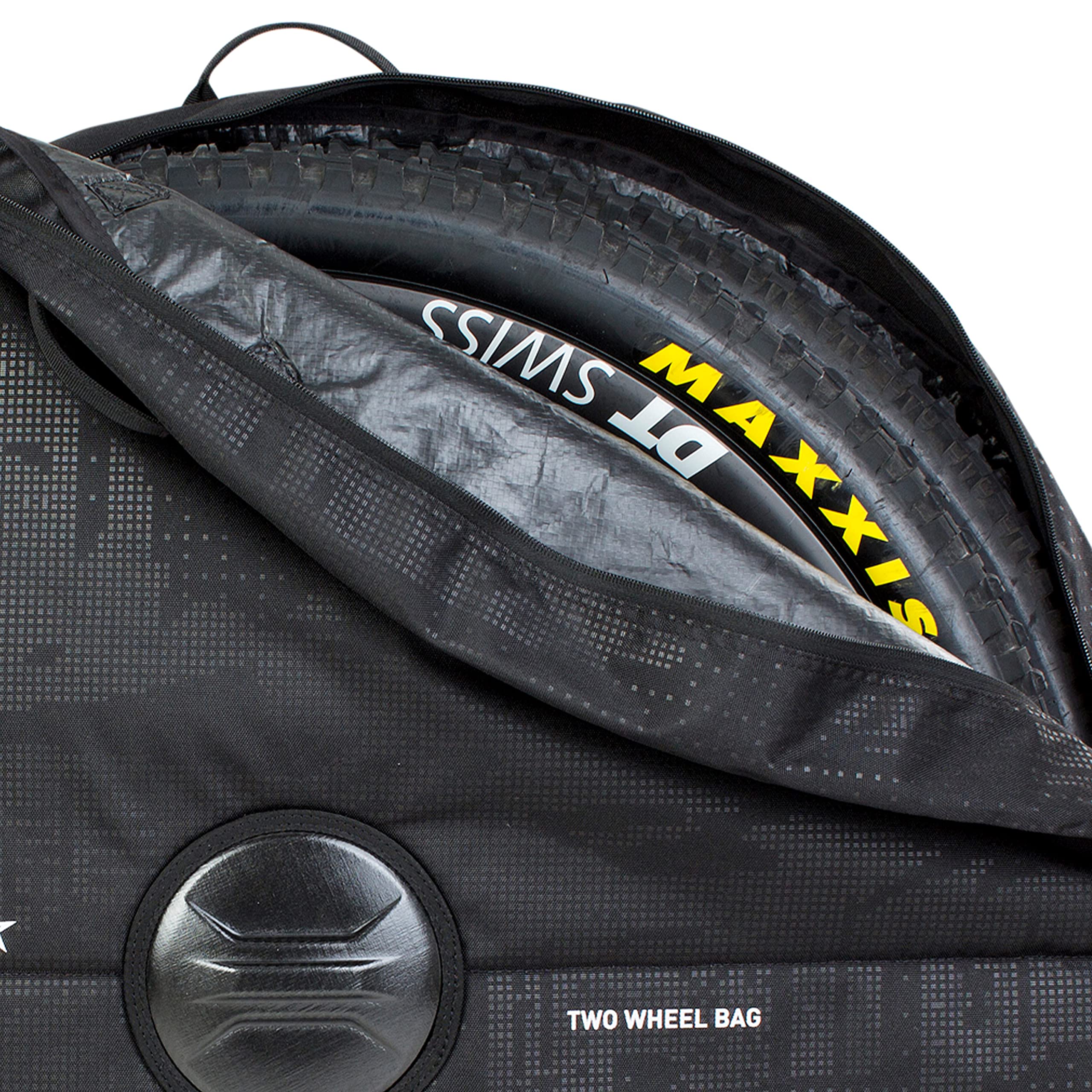 EVOC 700c & 650b Road Bike Wheel Bags - Pair for Gravel & Road Bikes | Compatible with Rim & Disc Brakes | Air Travel Approved | Perfect for Bike Transport & Storage