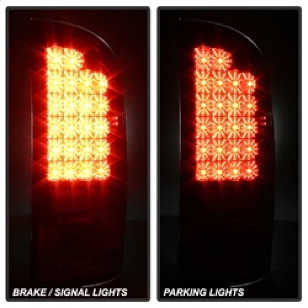 Spyder LED Tail Lights for Dodge Ram 1500 (2007-2008) & Ram 2500/3500 (2006-2009) - Chrome Housing - Upgrade Your Truck's Style & Visibility for Night Driving & Towing