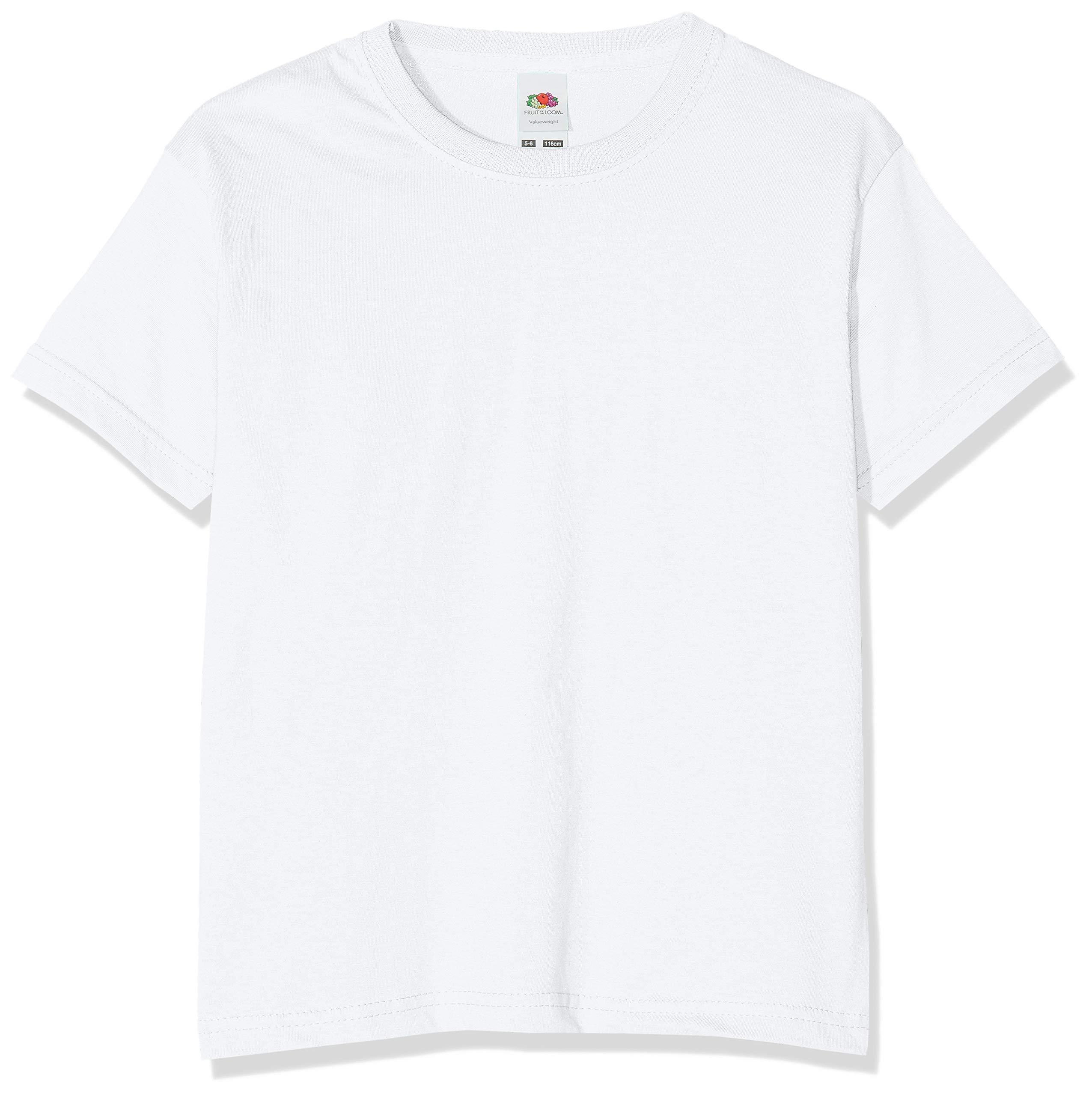 Fruit of the Loom Kids T-Shirt - Soft Cotton Short Sleeve Tee for Boys & Girls - Perfect for School, Play & Everyday Wear