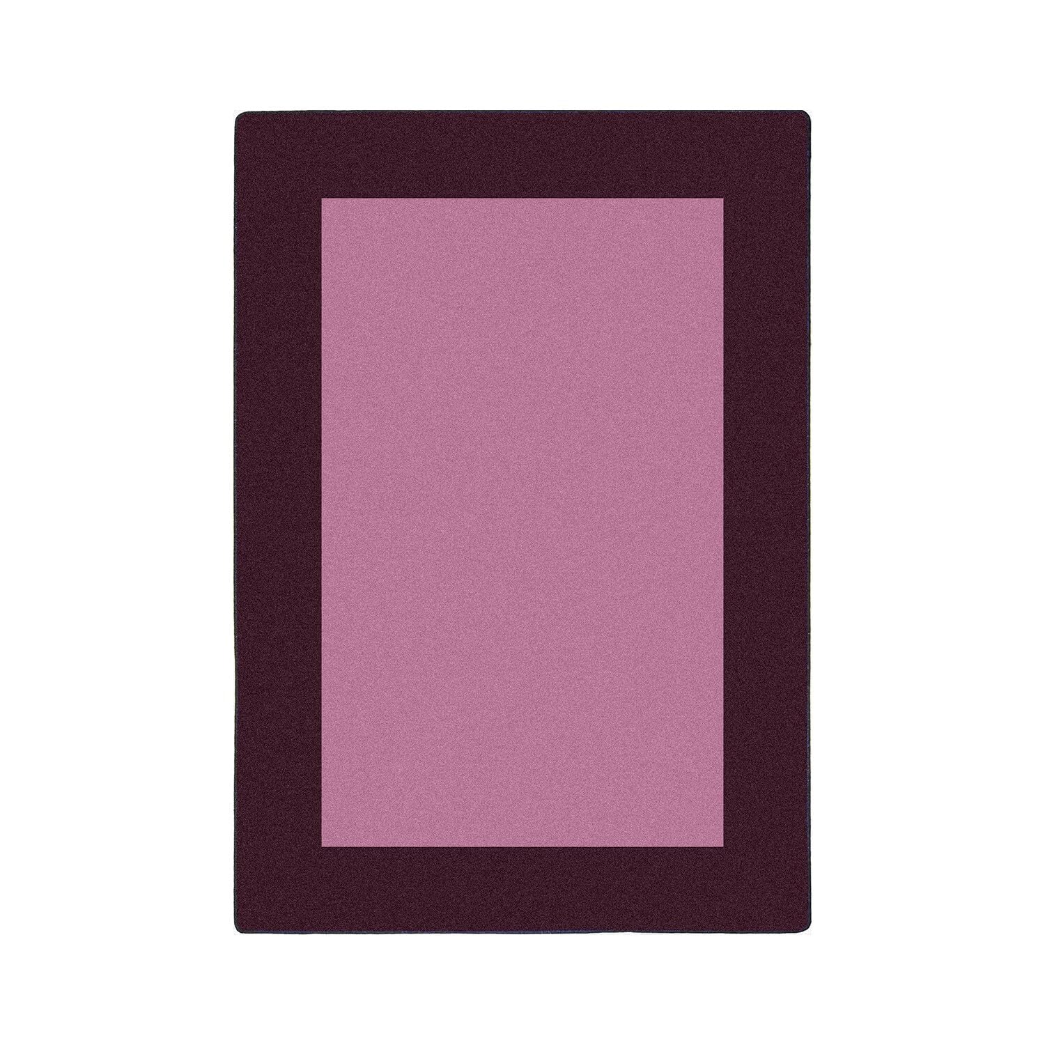 Joy Carpets Kid Essentials - Soft & Safe Playroom Rug for Infants & Toddlers, Durable Non-Slip Purple Carpet | Perfect for Nursery, Daycare & Play Areas