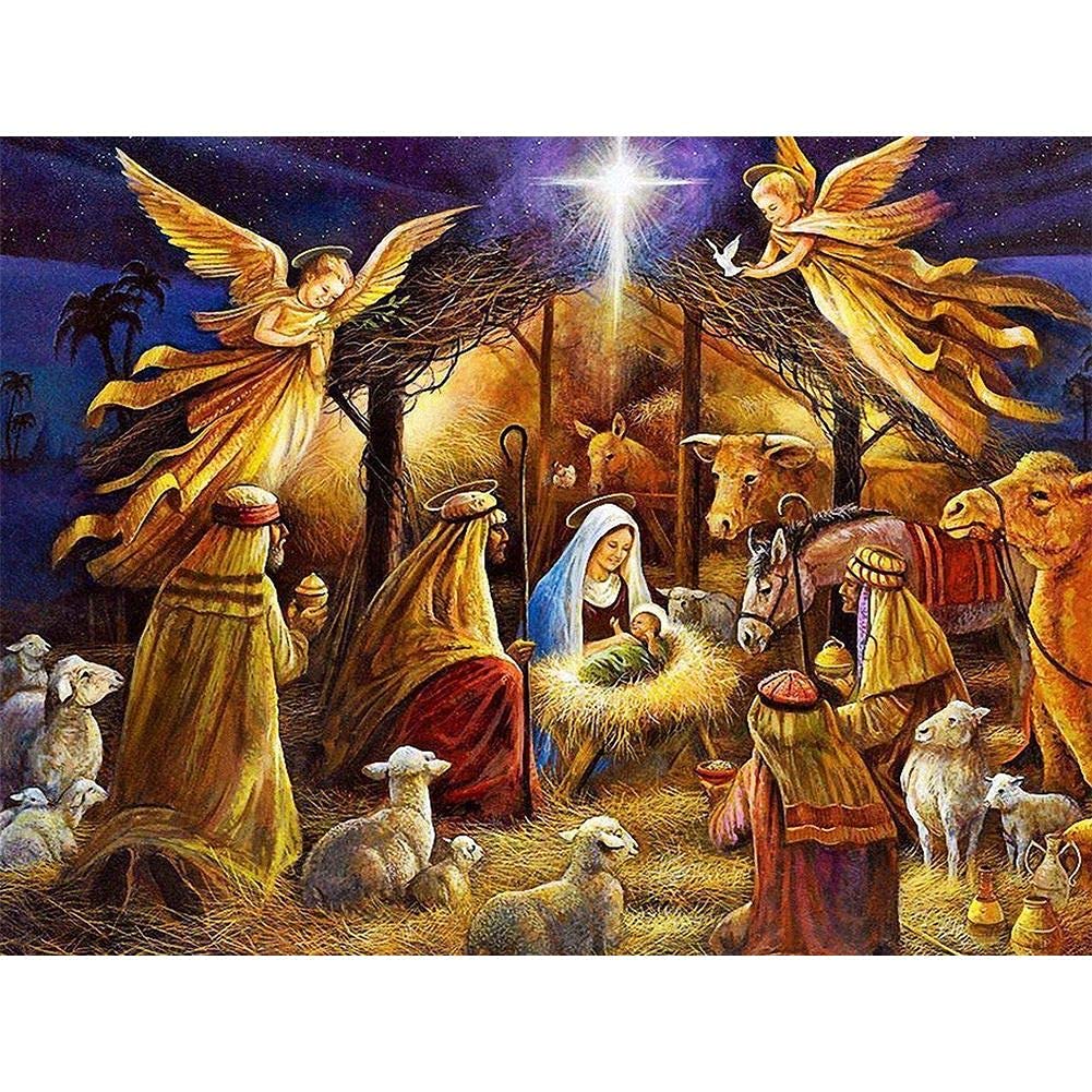 300-Piece Religious Jigsaw Puzzle for Adults - Christian Catholic Jesus Wooden Puzzle with Sturdy Tight-Fitting Pieces - Creative Digital-Printed Toy for Home Decor, Gift Giving & Relaxation
