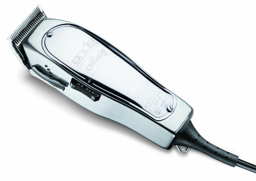 Andis 01557 Professional Master Adjustable Blade Hair Trimmer - Unbreakable Carbon Steel T-Blade for Barbers & Stylists - Silver Chrome Hair Clipper for Men's Grooming & Beard Trimming (Pack of 1) - Perfect for Home Use & Salon Professionals