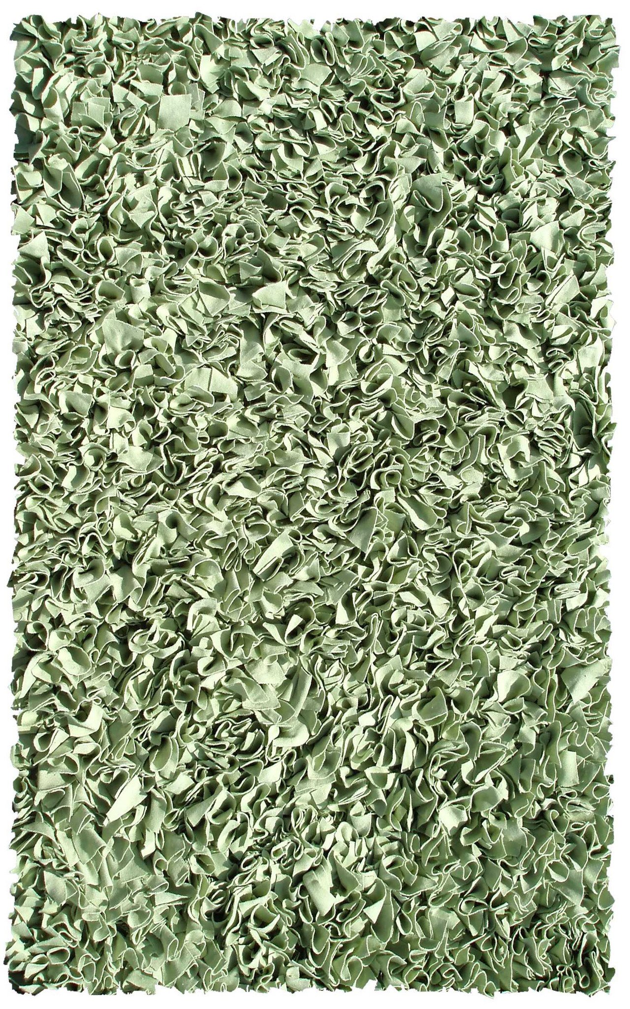 Soft Shaggy Lime Green Area Rug 4.7x7.7 ft - Plush Modern Living Room Carpet for Bedroom, Nursery & Cozy Spaces