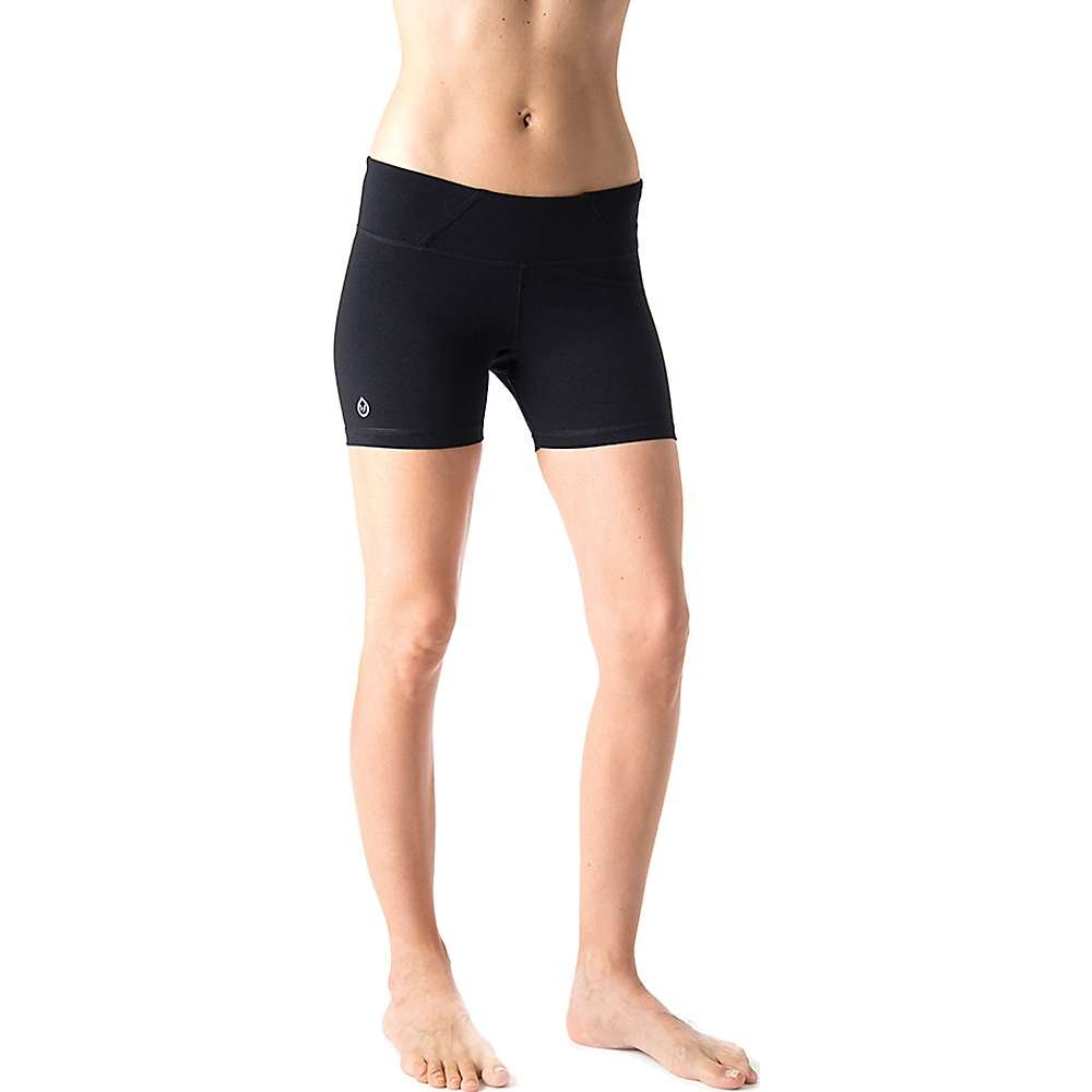 Tasc Performance Hot Stuff Yoga Running Fitness Shorts for Women - Black, Large Size - Perfect for Yoga, Running, Gym & Active Lifestyle