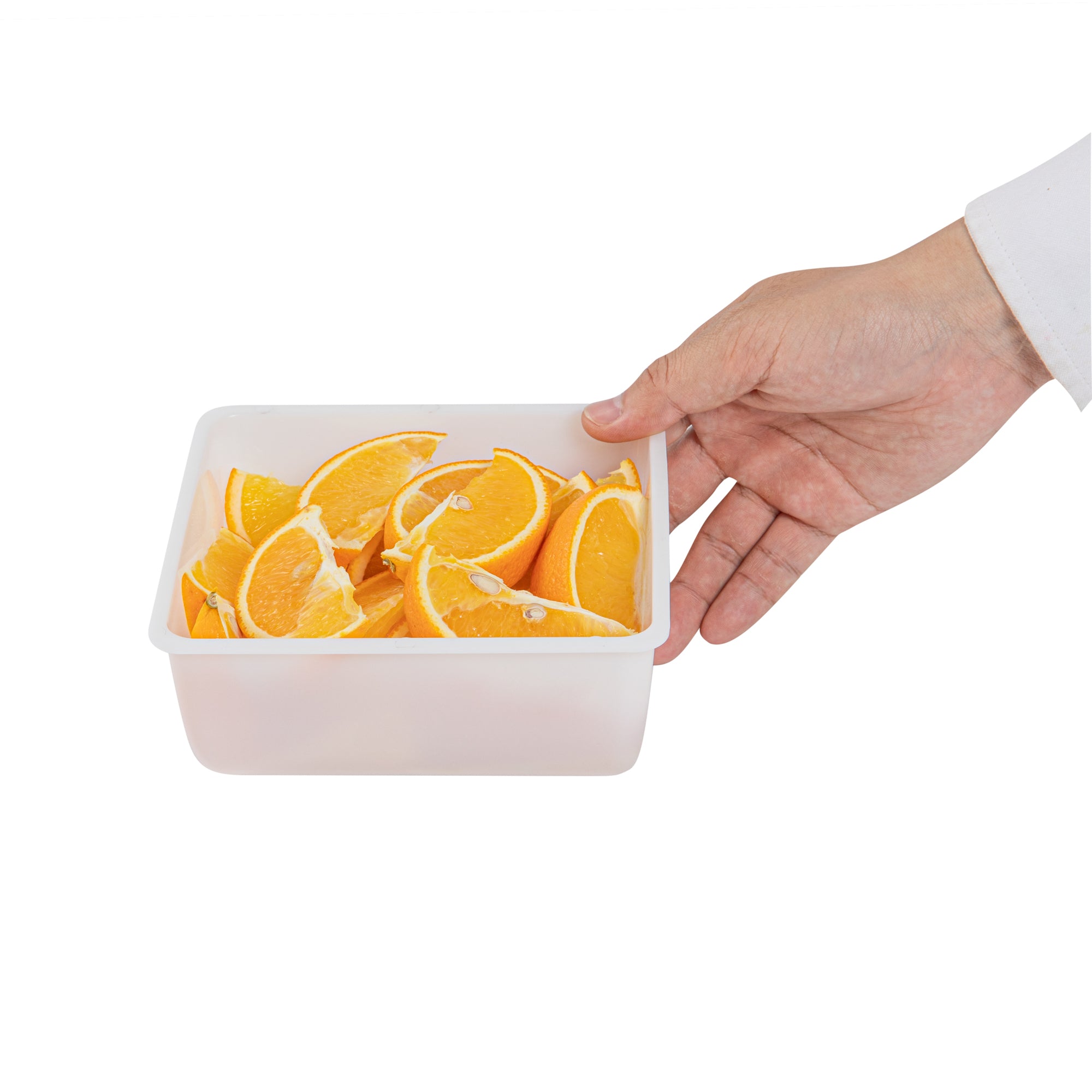 Bar Lux 1 Qt White Plastic Insert for 3-Compartment Condiment Caddy - Perfect for Restaurants, Cafes & Home Kitchen Organization (1 Count)