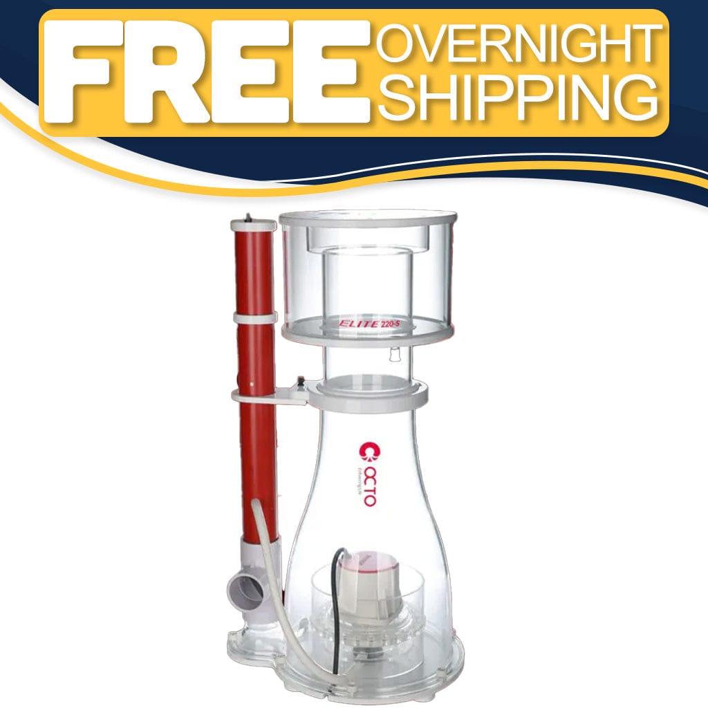 Elite 220SSS Space Saver Super Cone Protein Skimmer for Saltwater Aquariums - Efficient Waste Removal for Reef Tanks & Marine Fish Tanks