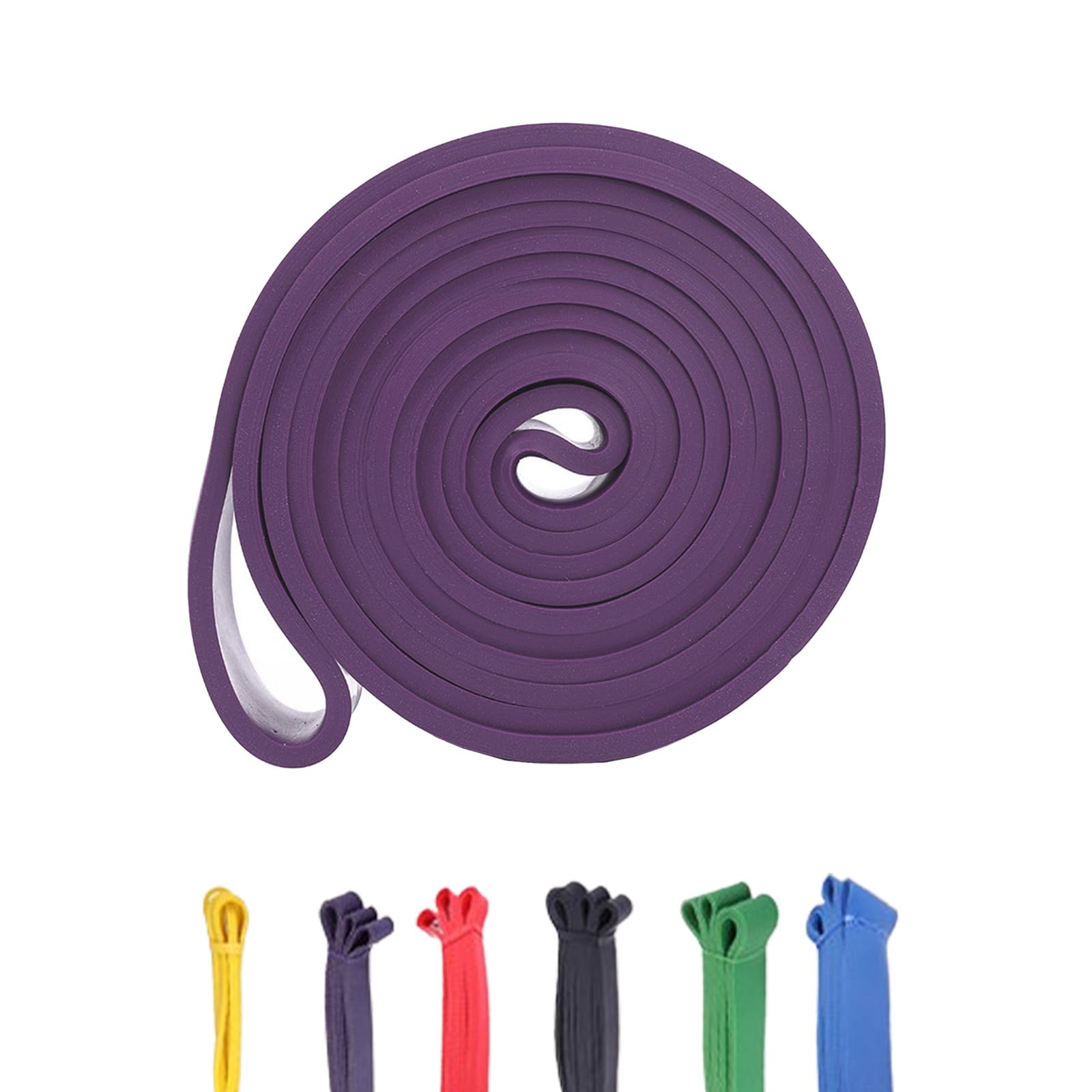 Professional Basketball Resistance Band - 6 Levels Heavy Duty Exercise Loop for Dribbling Training & Fitness (41 Inch, Natural Latex) - Perfect for Home Gym, Court Drills & Strength Conditioning