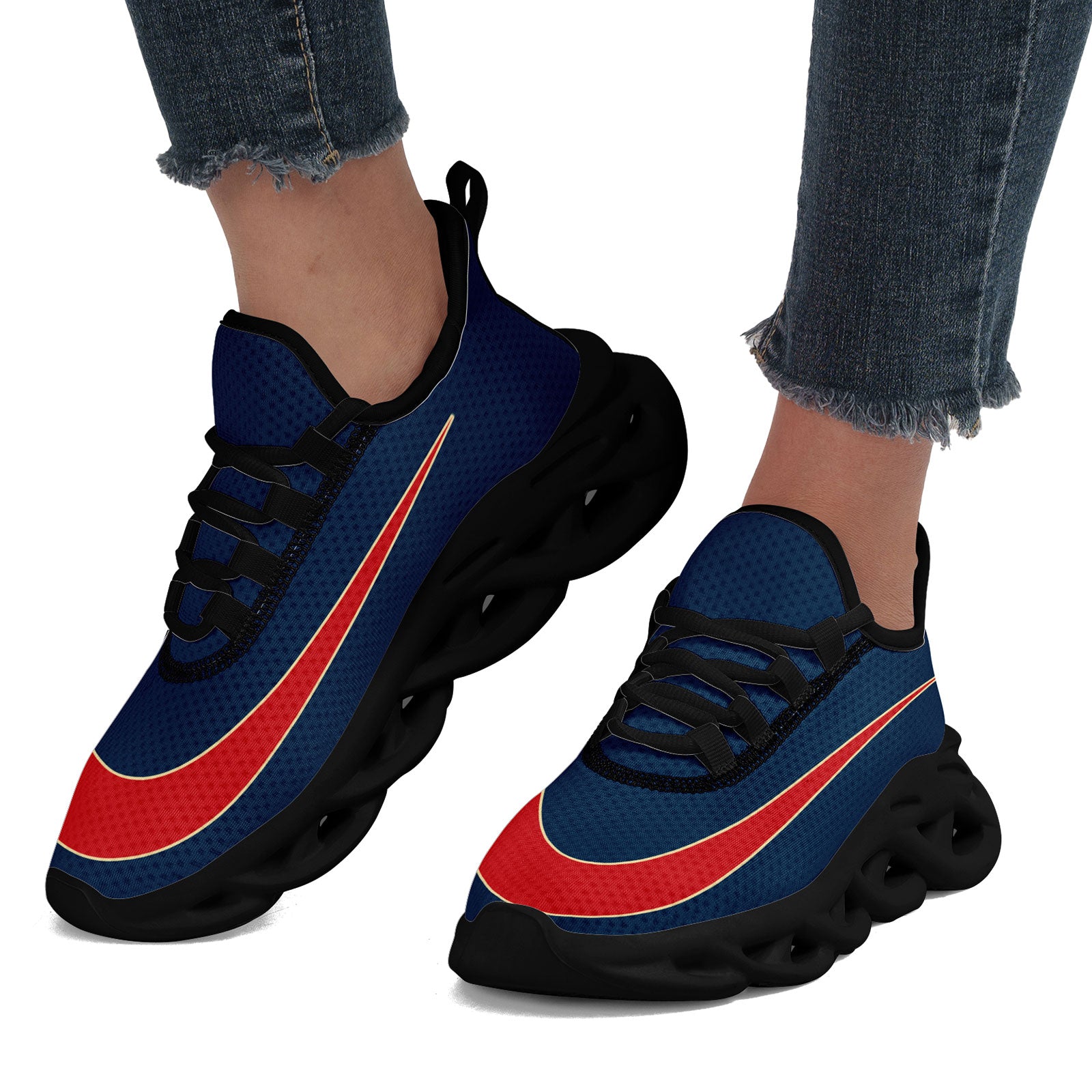 Custom Maxsoul Personalized Sneakers - Breathable Lightweight Running Shoes for Men & Women - Perfect for Gym, Workout & Casual Wear (Model FN003 E020109)