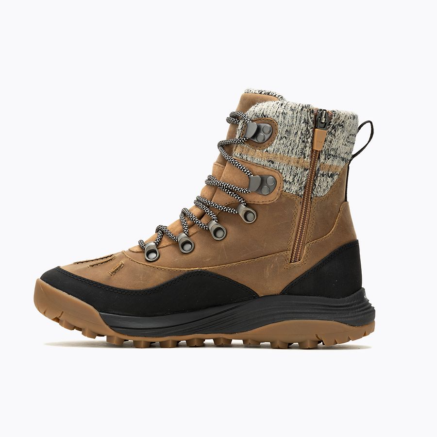 Merrell Siren 4 Thermo Mid Zip WP Waterproof Winter Hiking Boots for Women - Warm & Comfortable Snow Boots for Outdoor Adventures, Trail Walking & Cold Weather Activities