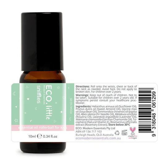 ECO Little Sniffles Essential Oil Blend Rollerball - Natural Relief for Cold & Congestion - Perfect for Travel, Office & Home Use