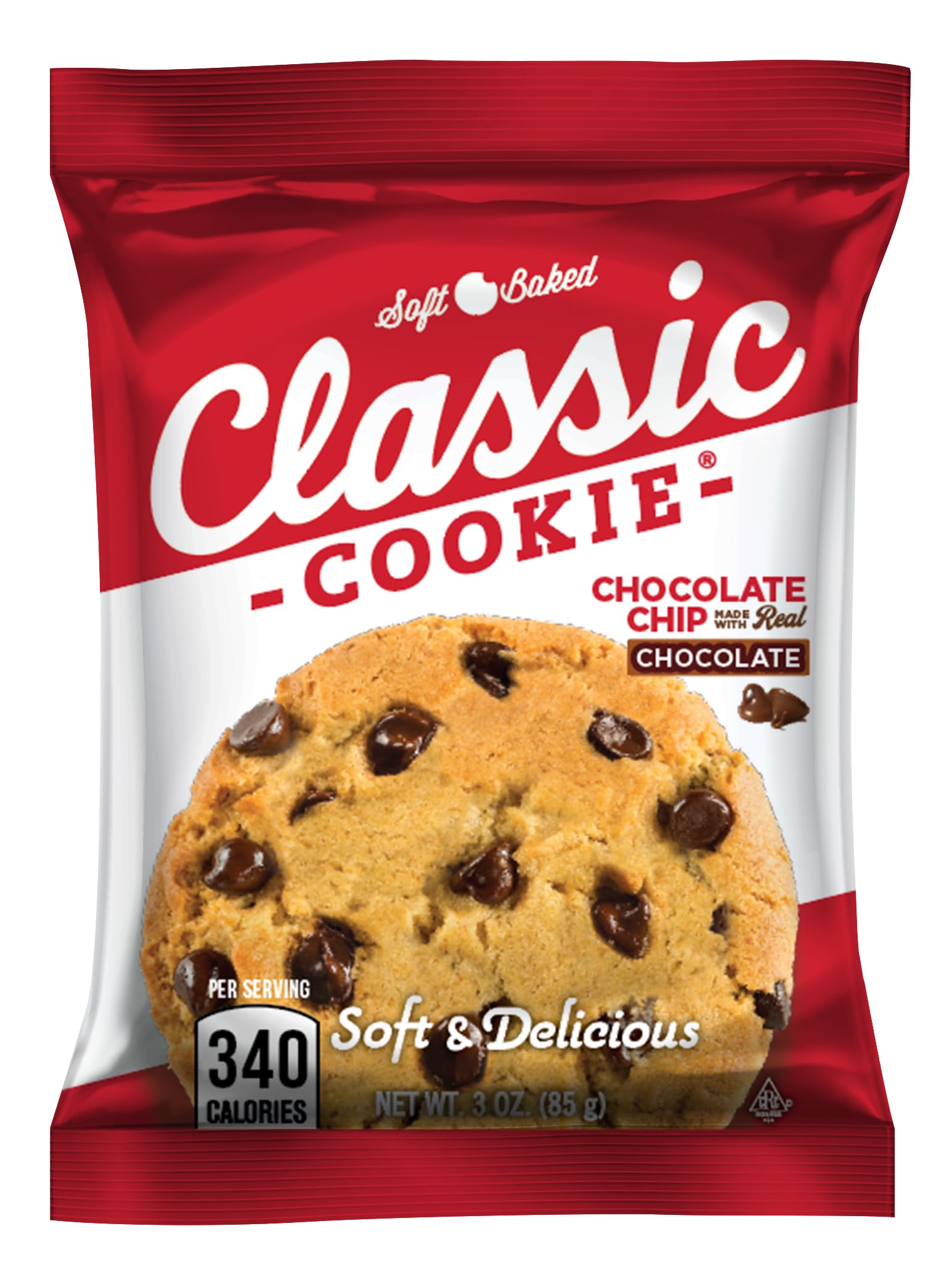 Classic Soft Baked Chocolate Chip Cookies - 12 Boxes (96 Individually Wrapped) | Bulk Snacks for Office, School & Family Gatherings | Perfect for Parties, Gifts & Coffee Time