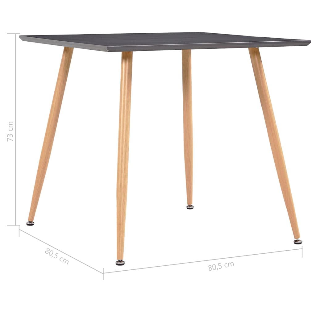 Mid Century Modern Rectangular Dining Table 31.7