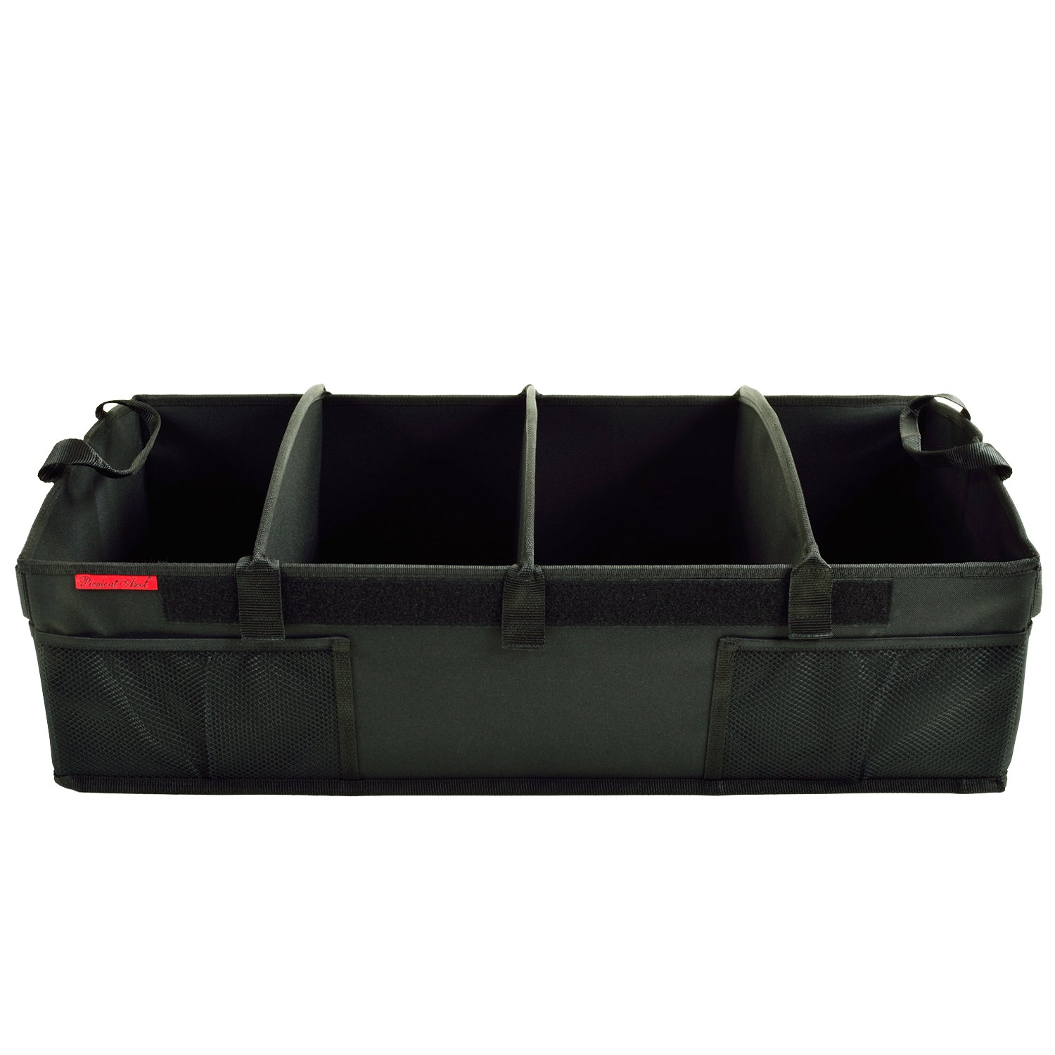 Ultimate Car Trunk Organizer Picnic Bag - Large Capacity Waterproof Storage for Camping, Beach, Travel & Outdoor Activities (Black)