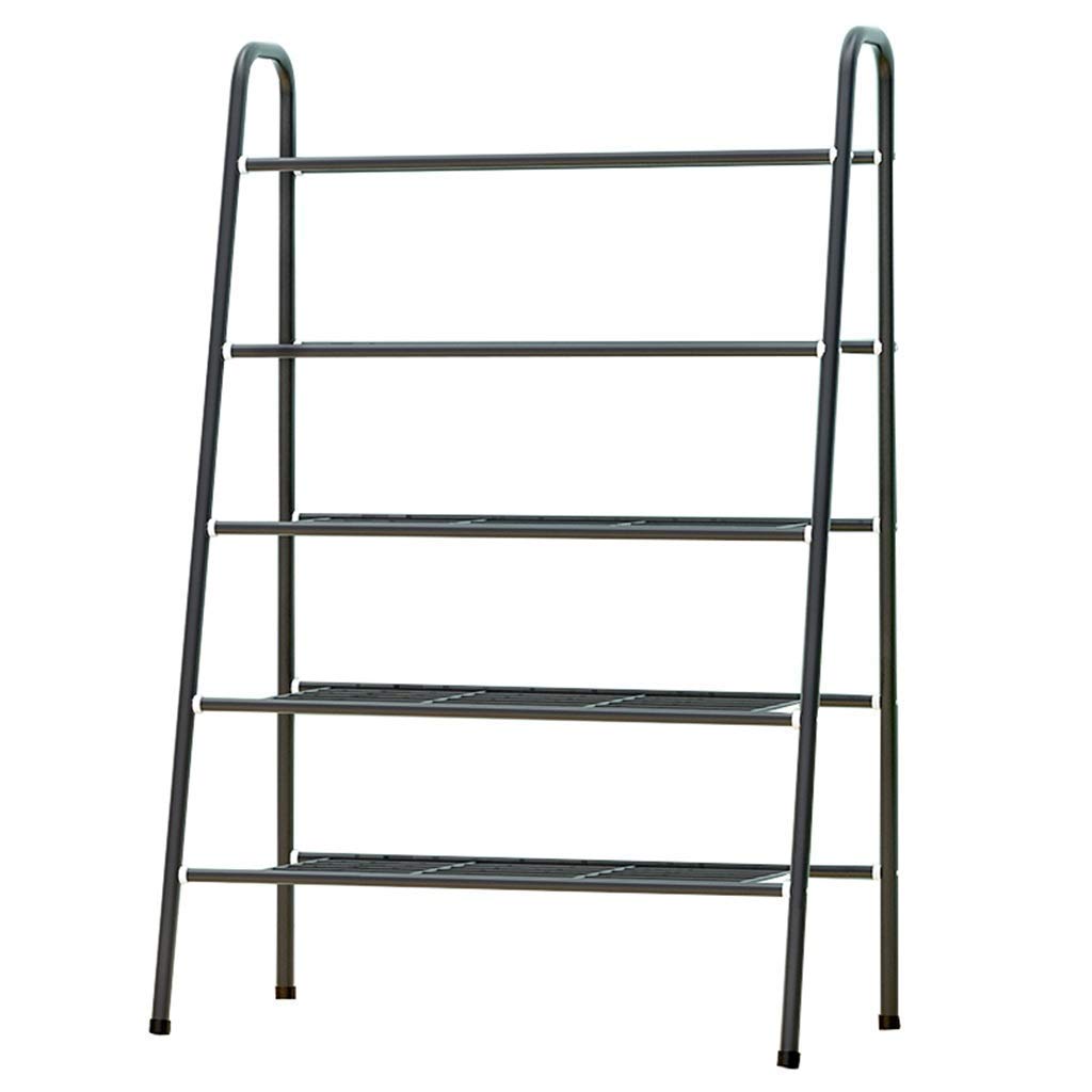 KMMK Multi-Layer Shoe Rack - Modern Wrought Iron Shoe Cabinet with Dust-Proof Design for Home Storage | Space-Saving Shoe Organizer for Entryway, Closet & Bedroom