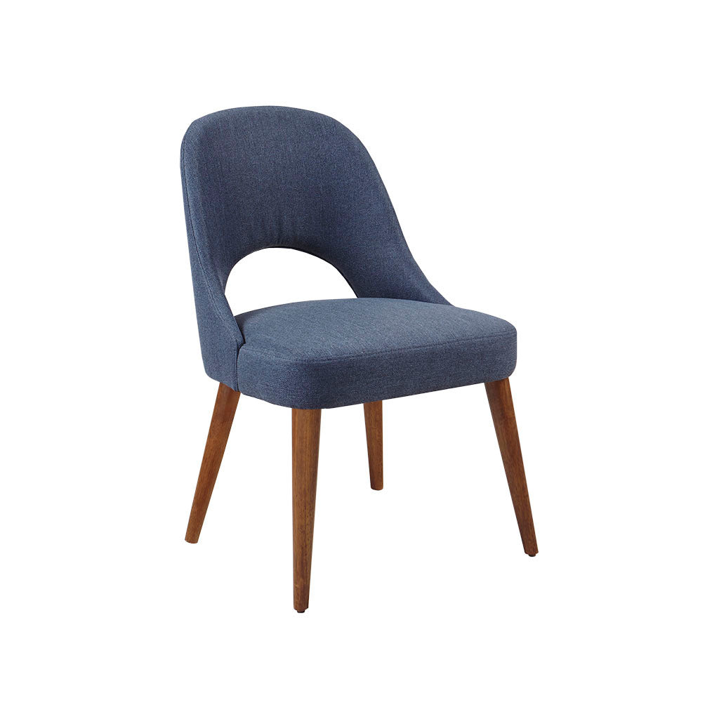 Modern Dining Side Chairs Set of 2 - Sturdy Wooden Kitchen Chairs with Padded Seat - Perfect for Dining Room, Breakfast Nook, Small Spaces & Home Office