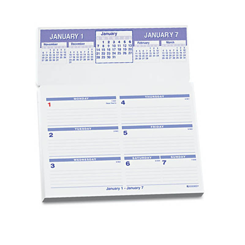 2026 Flip A Week Desk Calendar Refill - 5 5/8