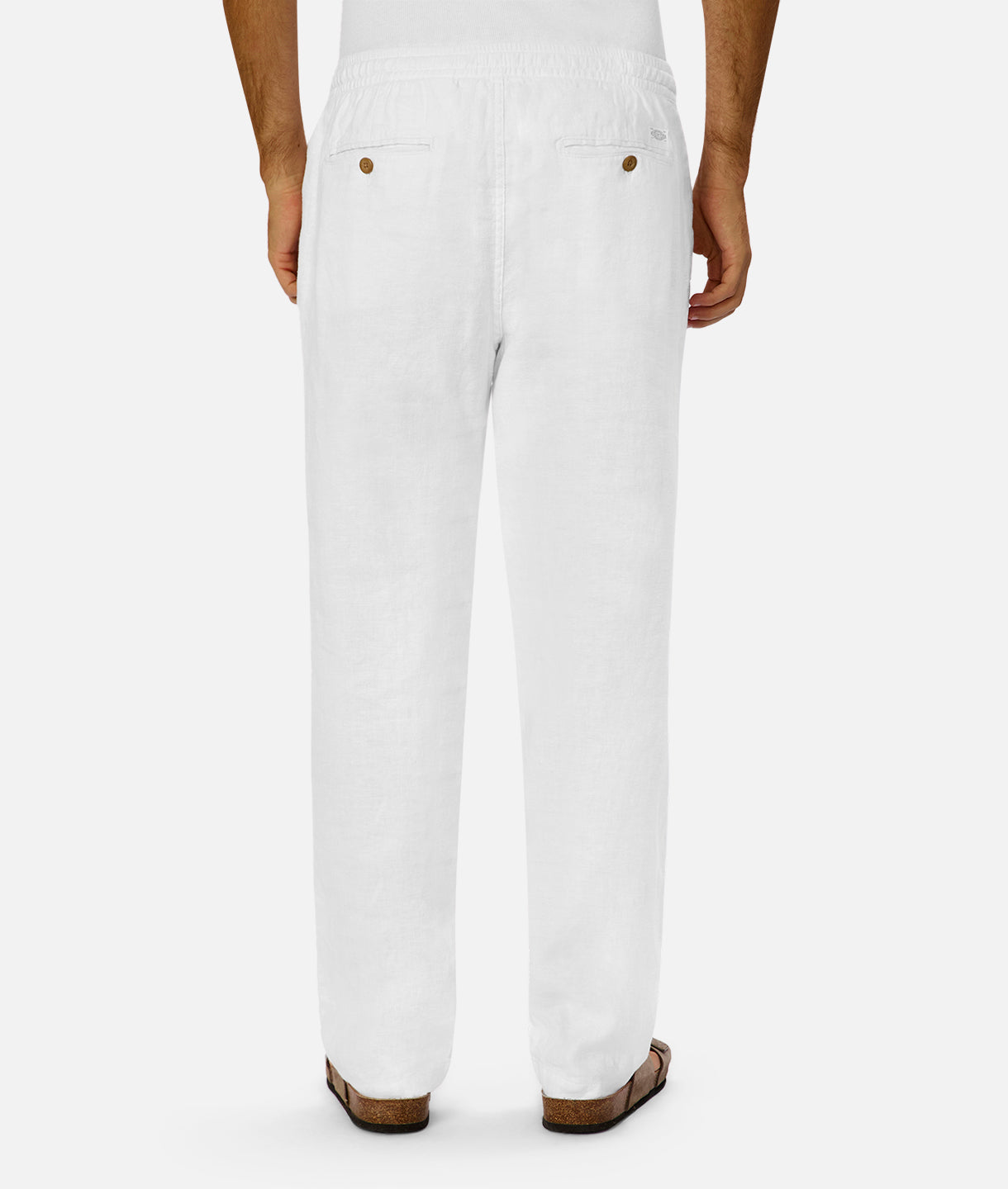 Stylish Capri Linen Pants for Women - YD White | Comfortable Summer Casual Wear for Beach, Vacation & Everyday Outfits