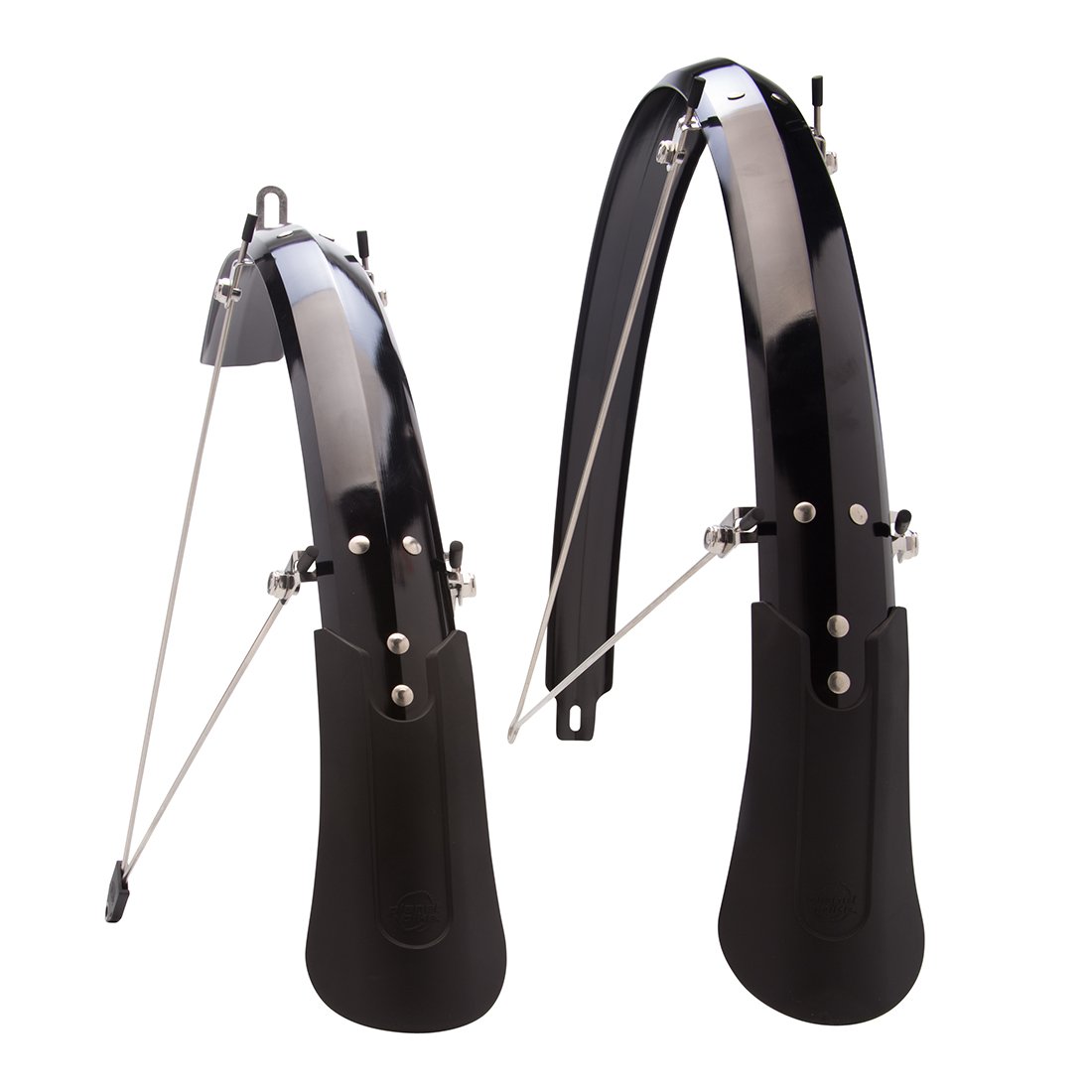 Planet Bike Cascadia ALX Bicycle Fenders - Lightweight Aluminum Bike Mudguards for Road & Hybrid Bikes - Perfect for Commuting, Rainy Weather & All-Season Cycling Protection