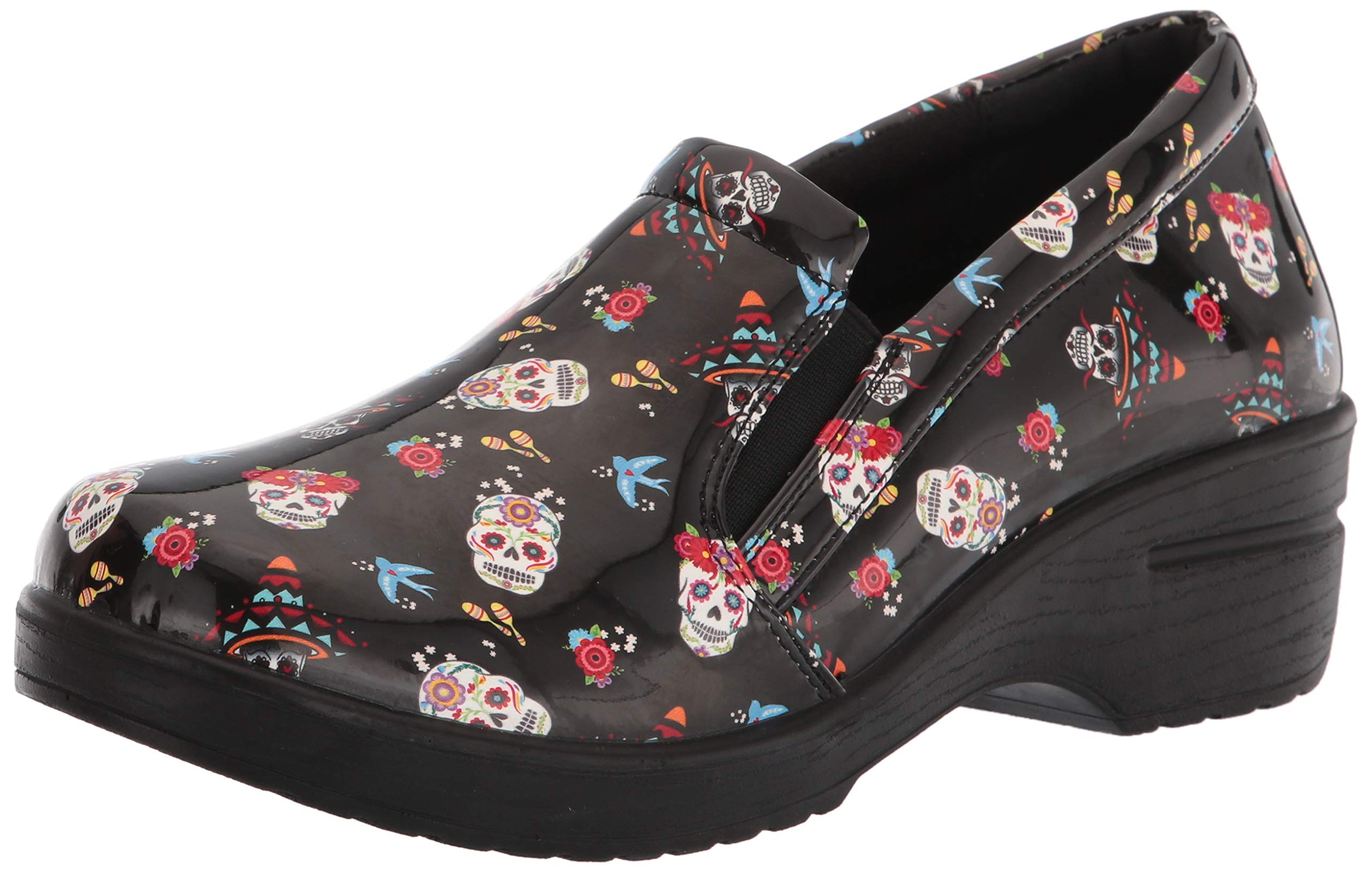 Easy Street Women's Leeza Slip-Resistant Clog - Comfortable Work Shoes for Nurses, Chefs & Service Industry Professionals - Non-Slip Kitchen Shoes for Women in Healthcare, Food Service & Hospitality
