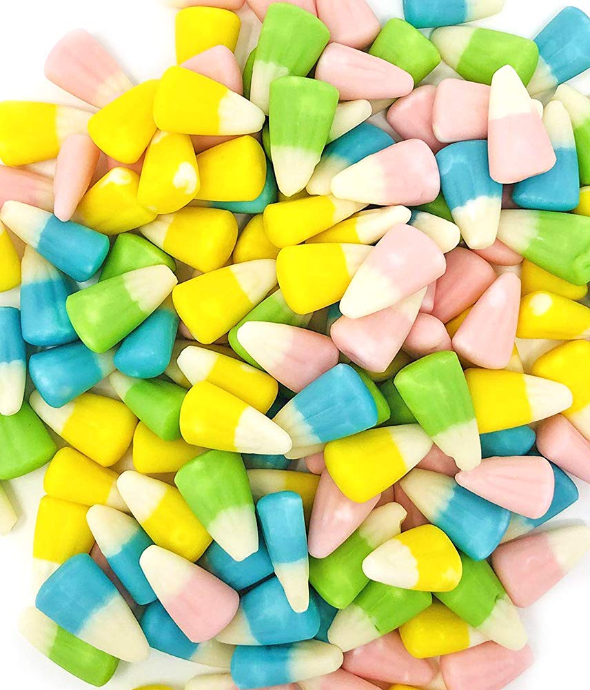 SweetGourmet Pastel Candy Corn - Delicious Easter Bunny Candy Treats | 1 Pound Bag | Perfect for Easter Baskets, Party Favors & Holiday Desserts