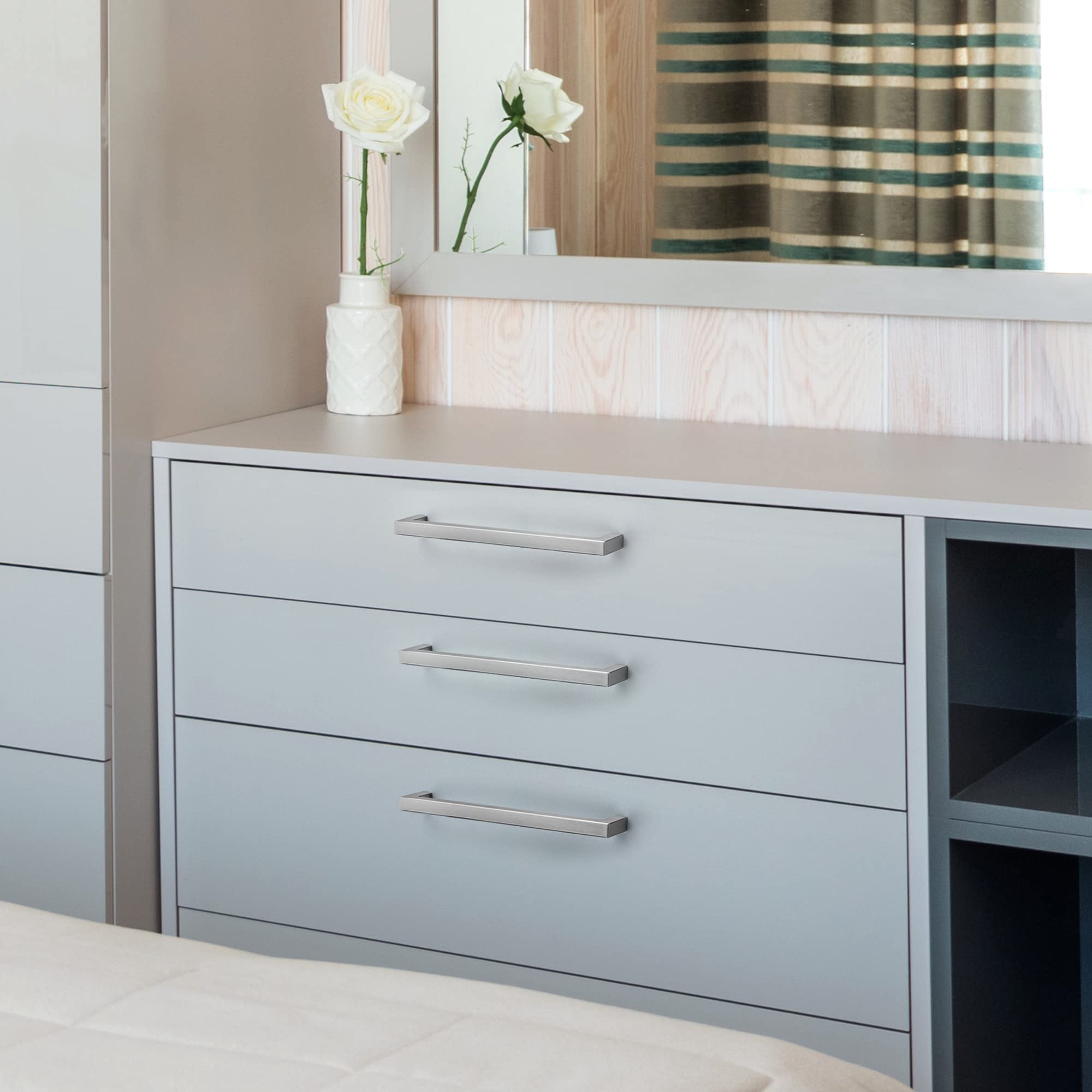 Ravinte 3 Pack Brushed Nickel Cabinet Pulls - 7-1/2