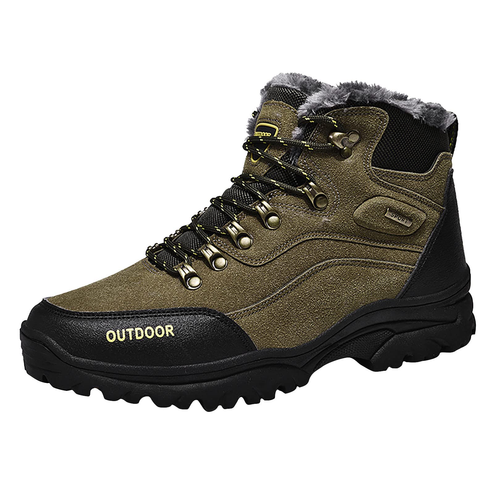 Shije Men's Waterproof Hiking Boots - Lightweight Outdoor Trekking Shoes for Men - Durable Trail Running & Camping Footwear for Mountain Climbing & Backpacking Adventures