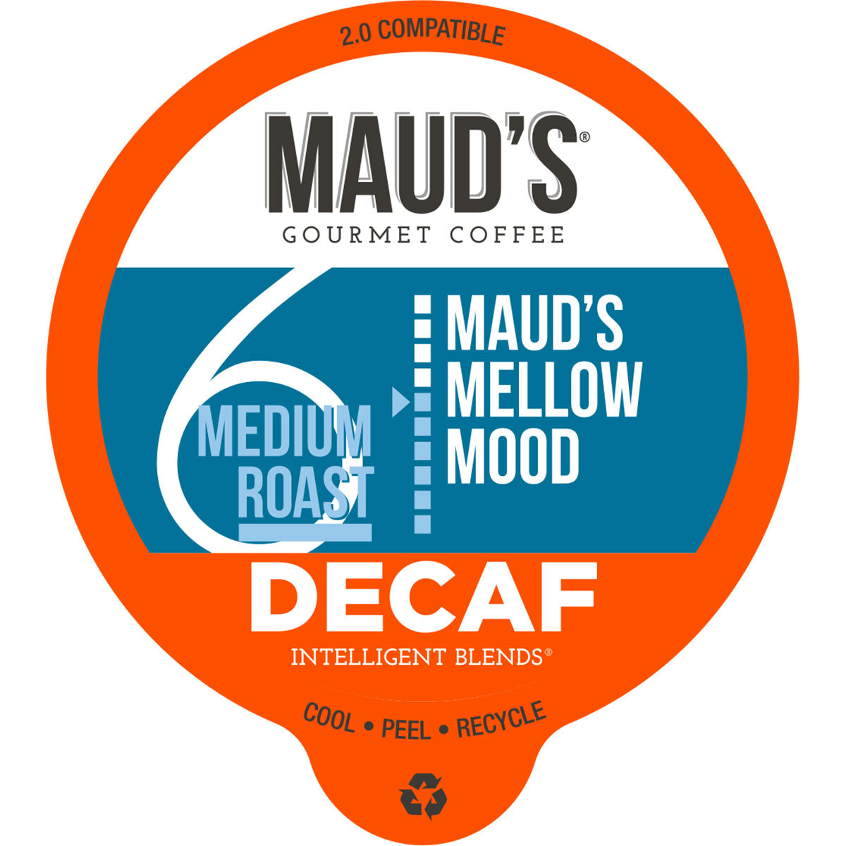 Maud's Decaf Medium Roast Coffee Pods - 100% Arabica, Low Acid, K-Cup Compatible - Perfect for Home, Office & Gifting