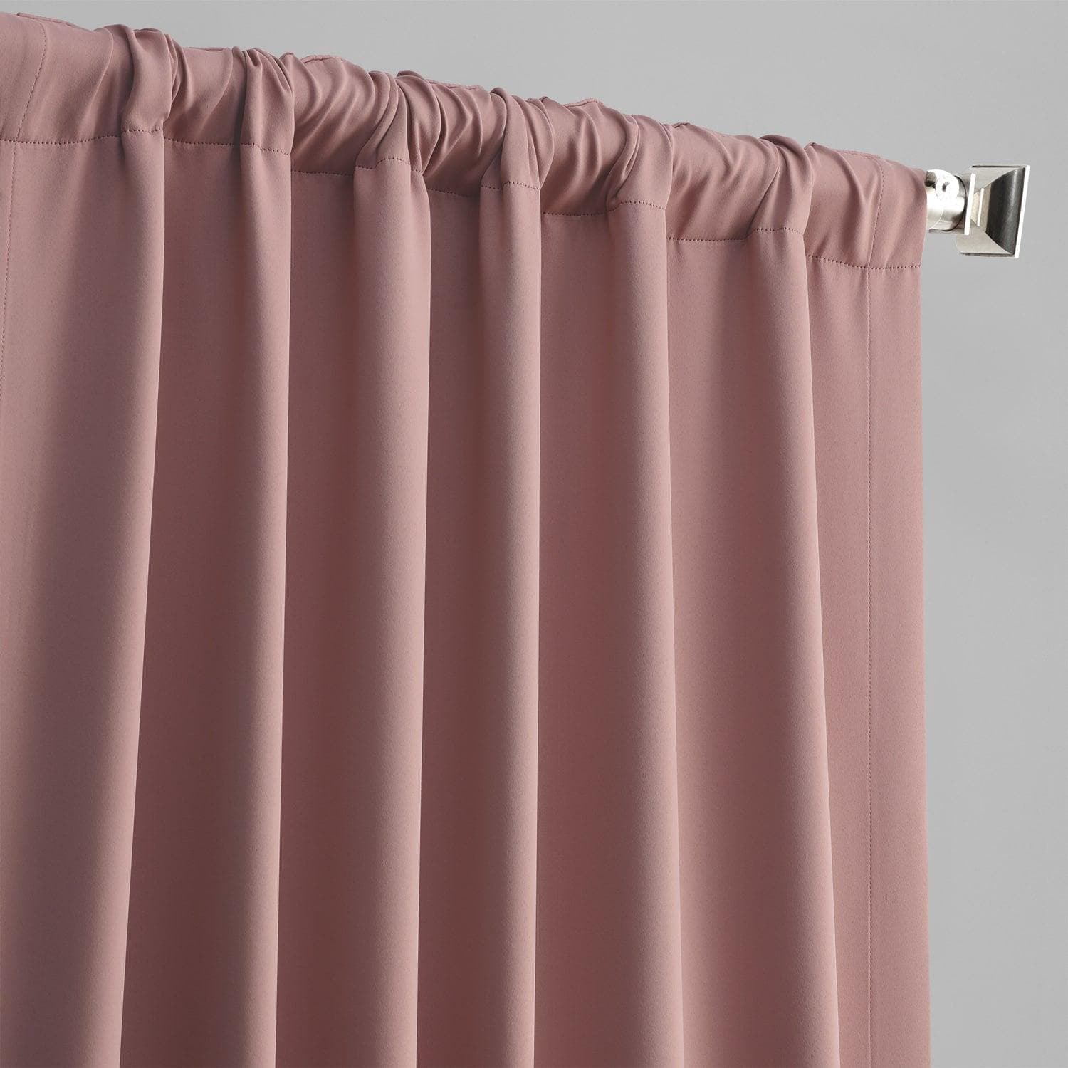 Fresco Blush Blackout Curtains for Bedroom - Light Blocking Thermal Insulated Window Drapes for Better Sleep & Energy Efficiency | Perfect for Nursery, Living Room & Home Theater