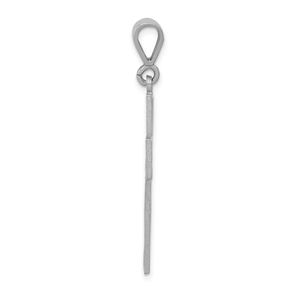 14K Solid White Gold Thorn Latin Mexican Holy Cross Necklace - Religious Chain Pendant with Jesus Christ Charm for Women & Men | Perfect for Baptism, First Communion, Confirmation & Spiritual Gifts
