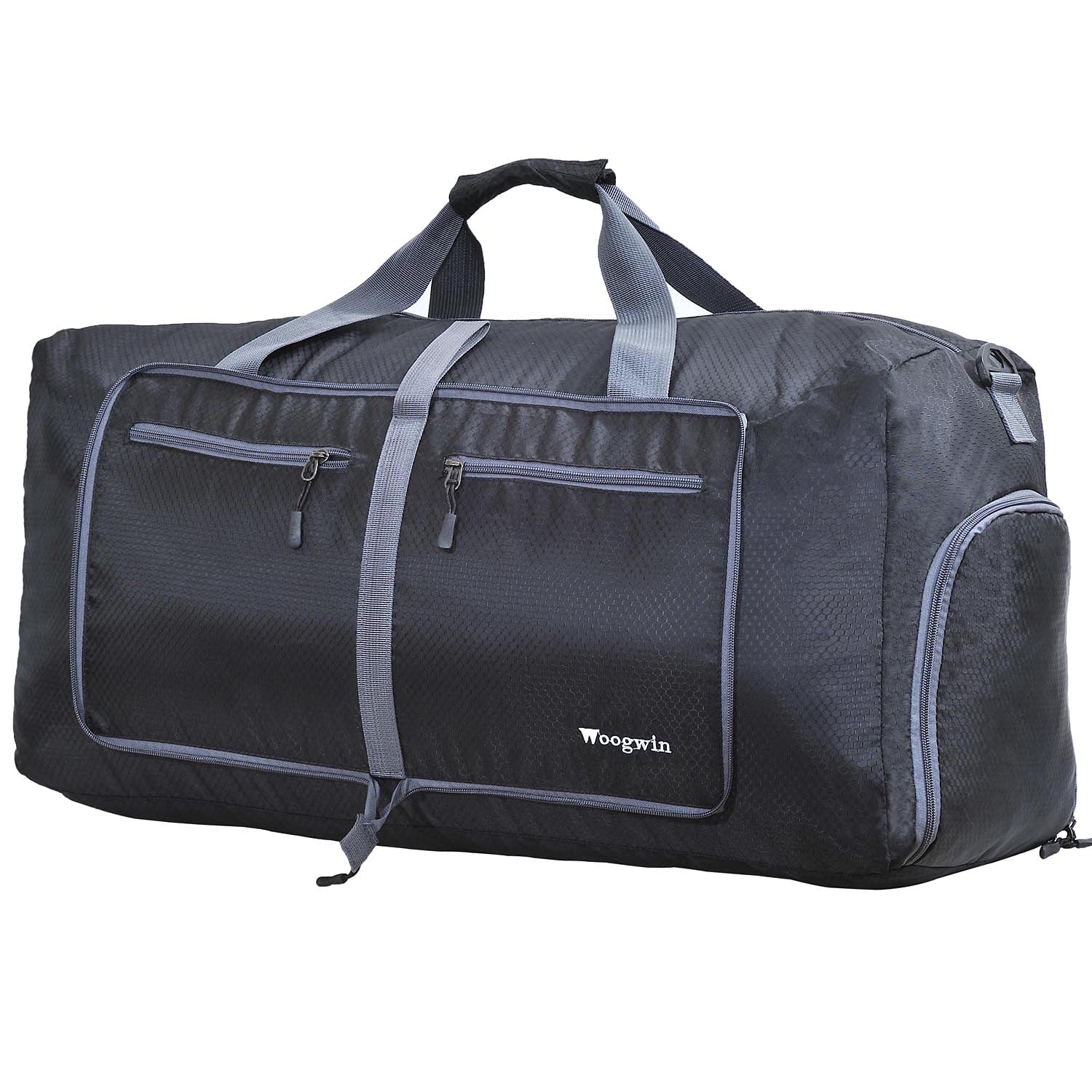 Woogwin Travel Duffel Bag - Large Foldable Waterproof Overnight Bag for Beach, Swim, Pool, Sports & Gym - Perfect for Weekend Getaways & Outdoor Adventures