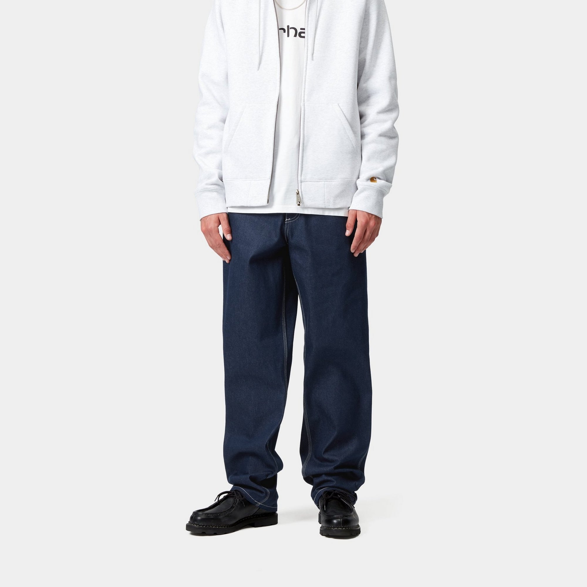 Simple Pant Denim Jeans | Blue (Rigid) - Comfortable Casual Wear for Everyday Outfits & Work