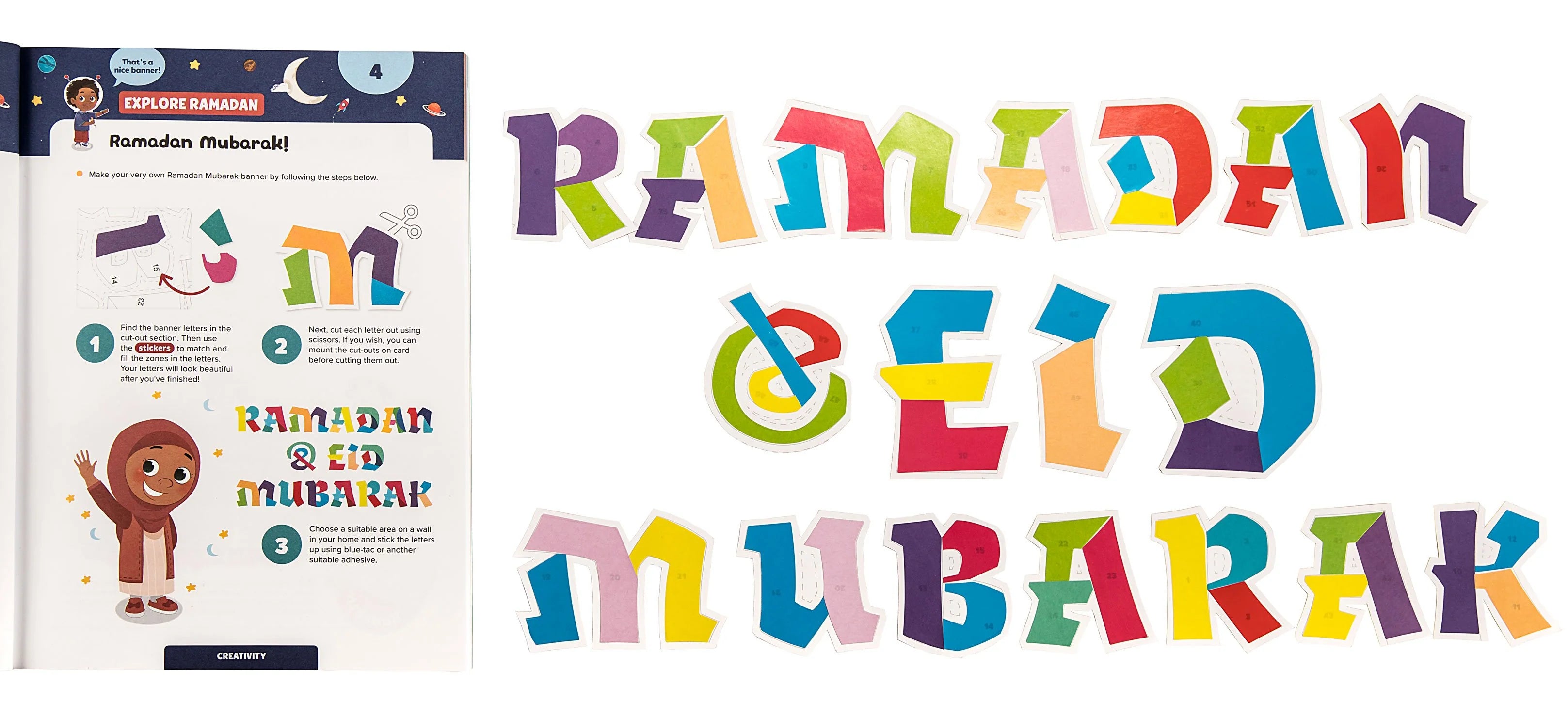 Ramadan Activity Book for Kids - Islamic Holiday Fun, Educational Games & Puzzles | Perfect for Ramadan Gifts, School Activities & Family Bonding
