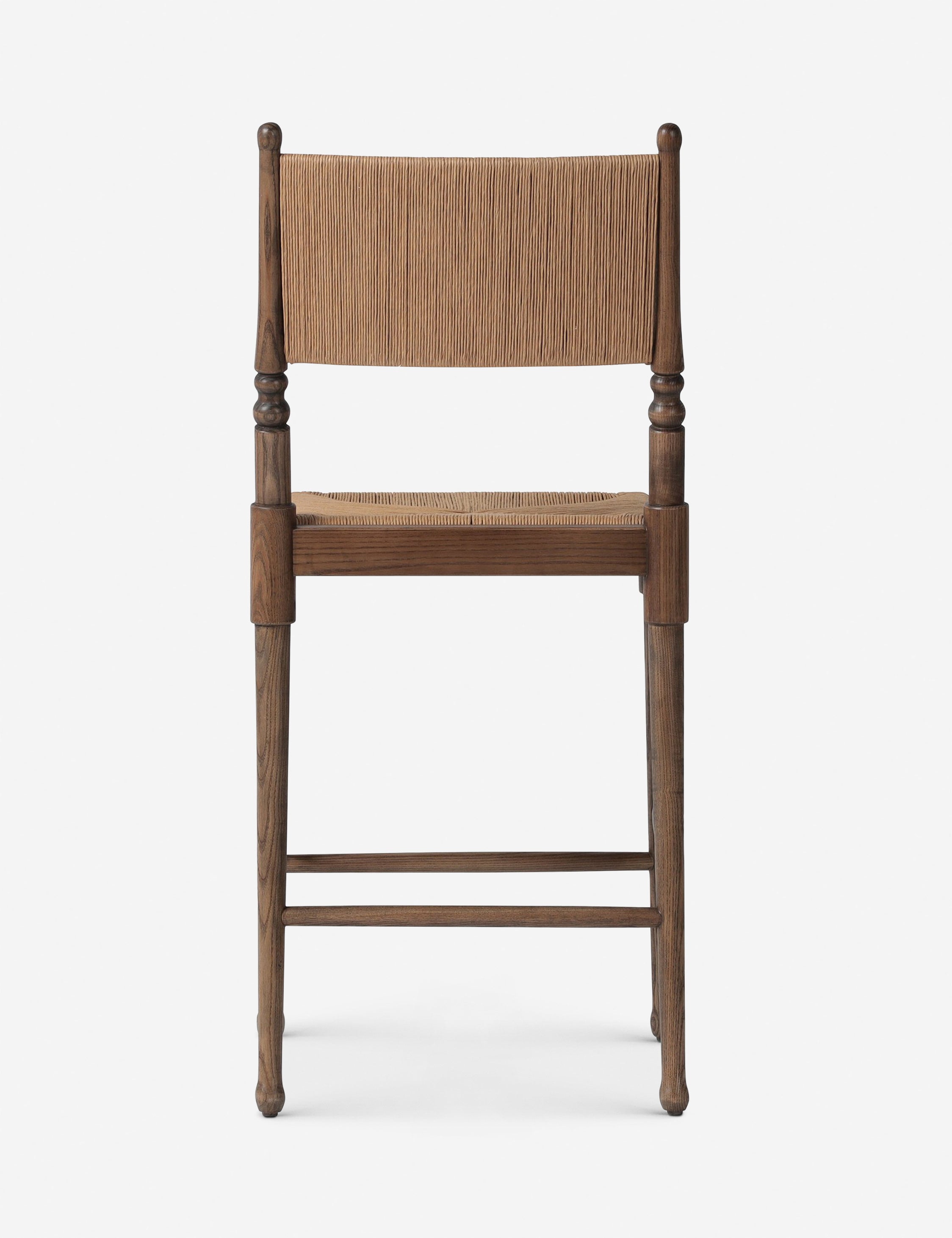 Amber Lewis x Four Hands Fayth Bar and Counter Stool - Modern Kitchen Island Stools for Dining Room, Bar, or Breakfast Nook - Comfortable & Stylish Seating for Home Decor